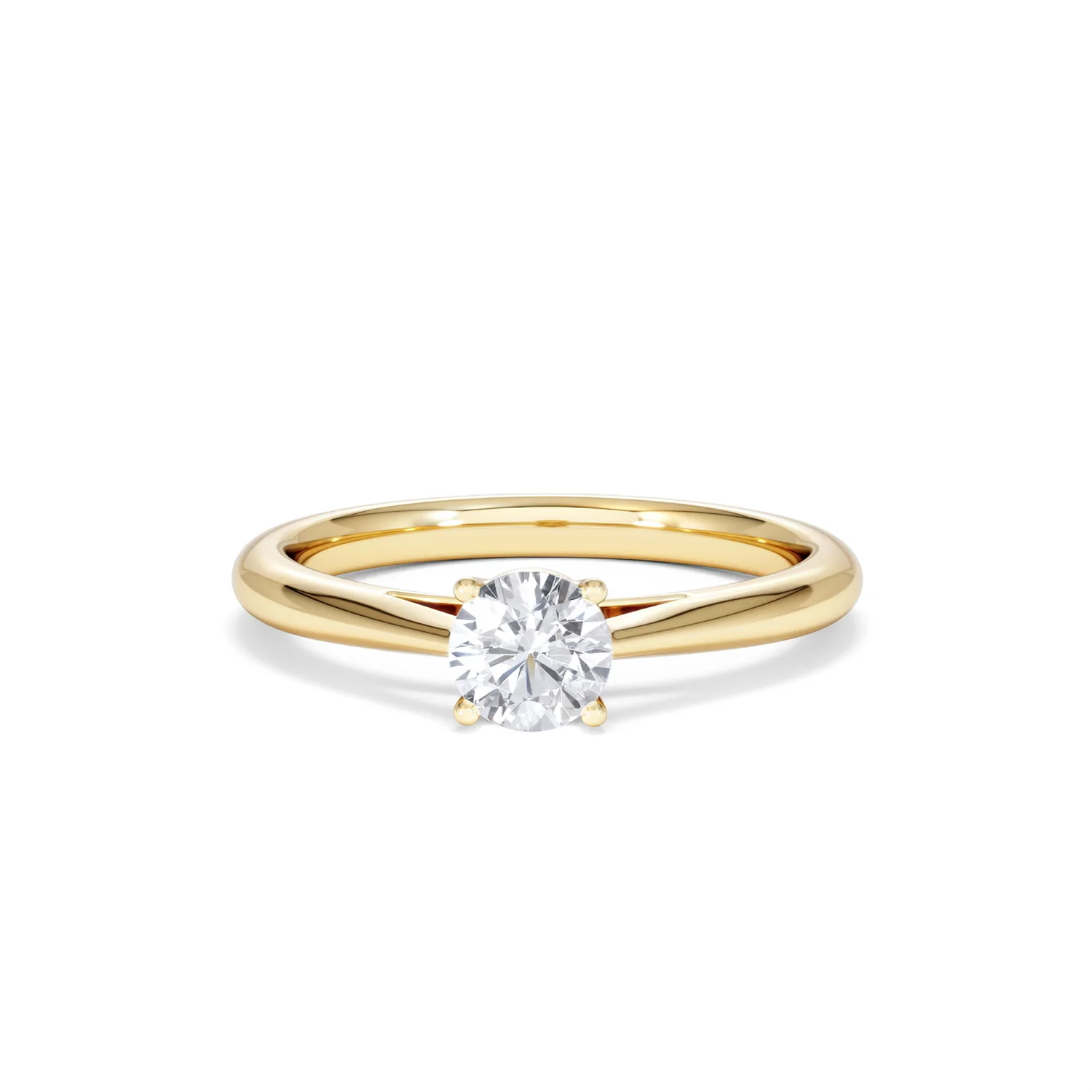 Engagement Ring Certified 0.50CT Elysia 18K Gold G/VS - Image 87