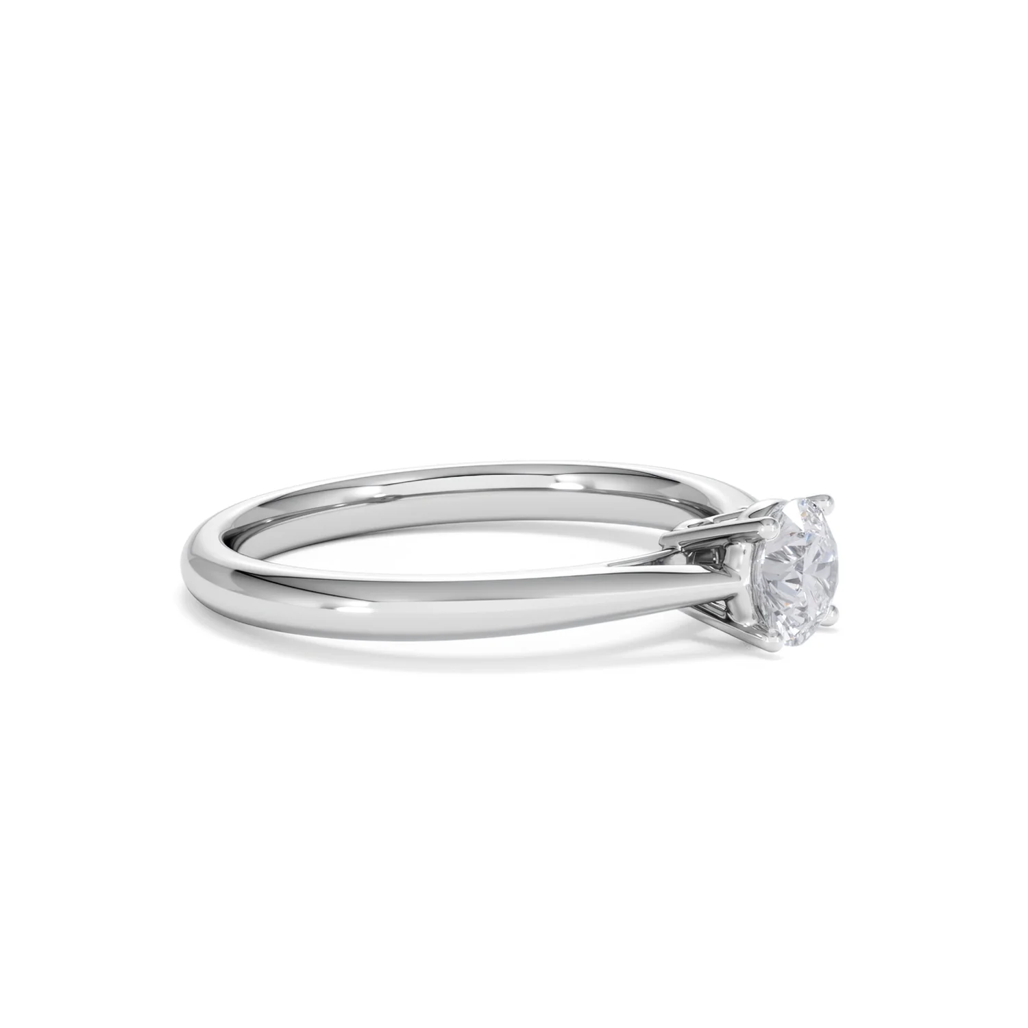 Engagement Ring Certified 0.50CT Elysia Platinum G/VS - Image 21