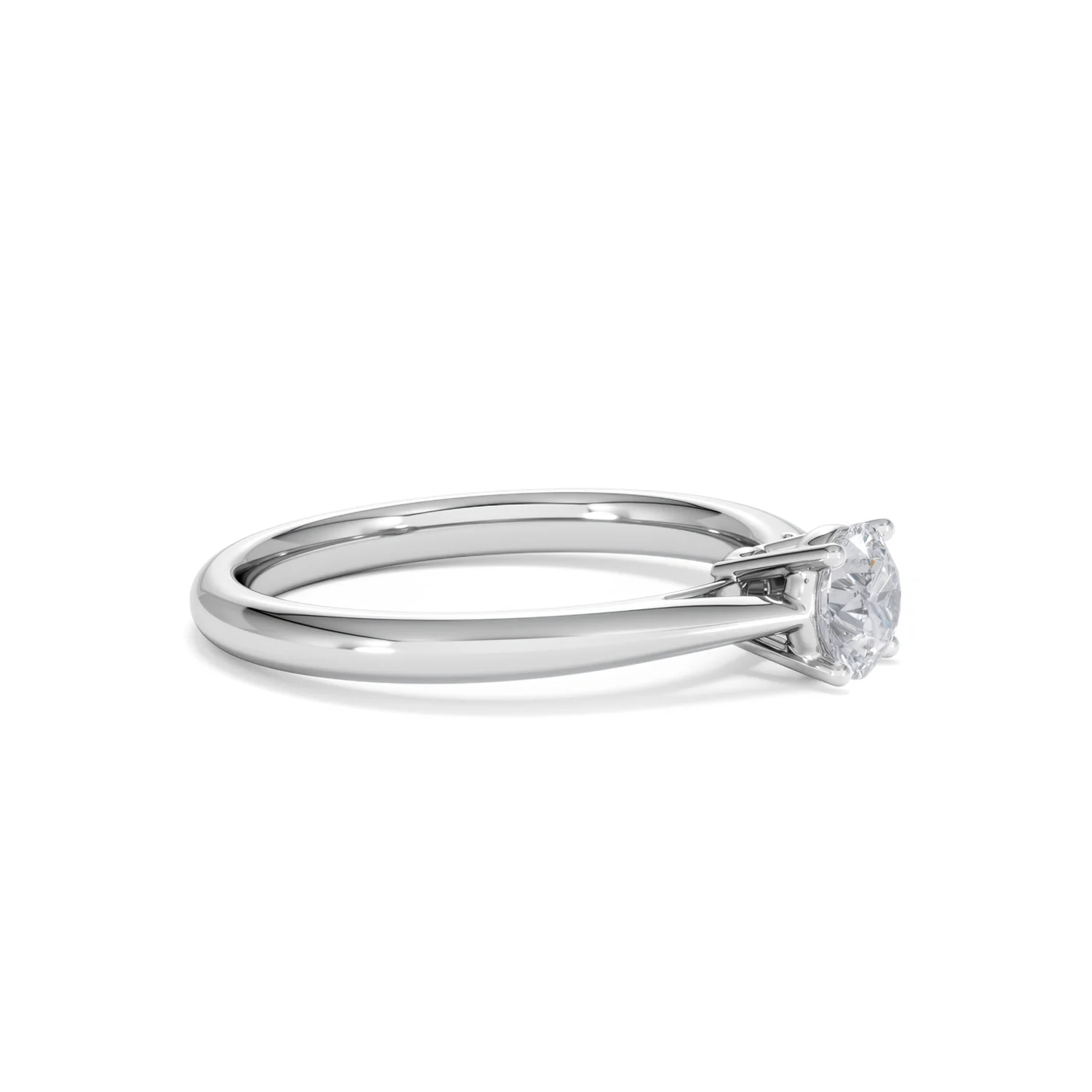 Engagement Ring Certified 0.50CT Elysia Platinum G/VS - Image 22