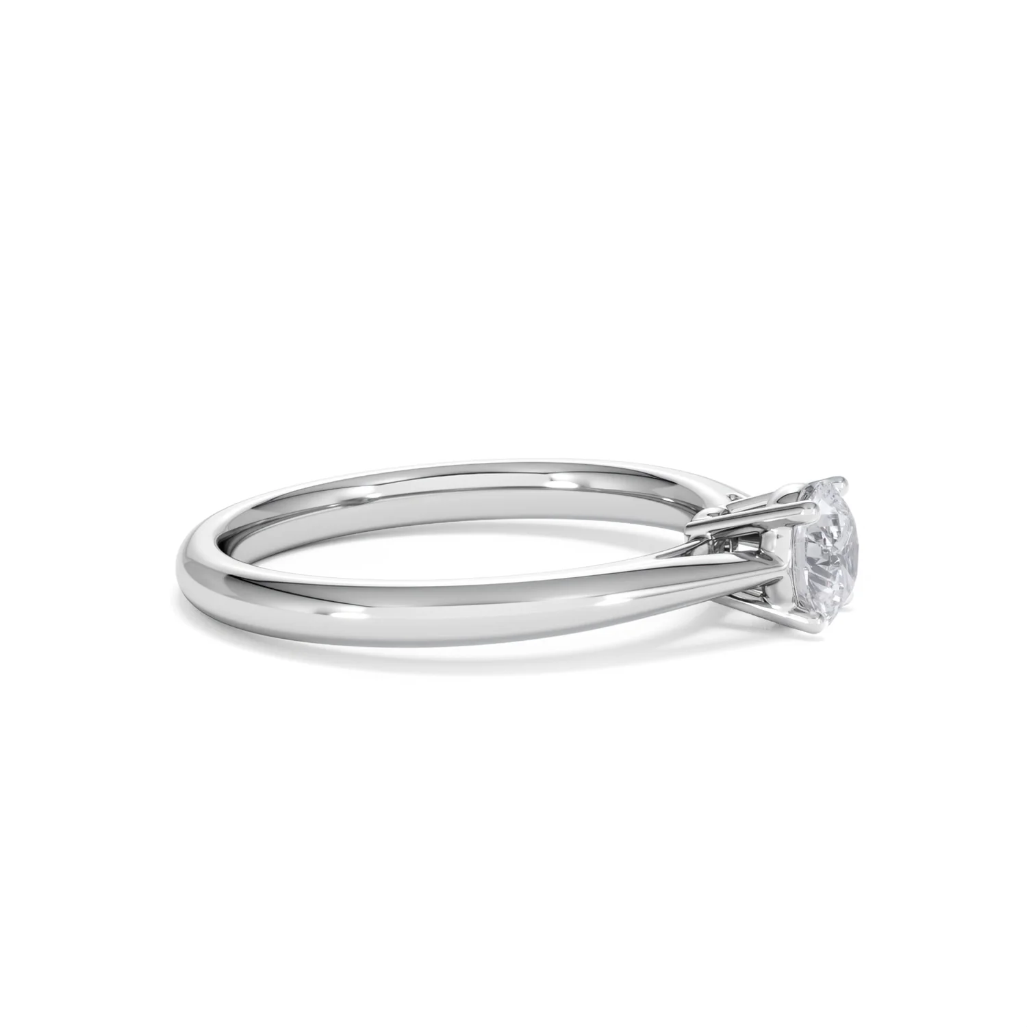 Engagement Ring Certified 0.50CT Elysia Platinum G/VS - Image 24