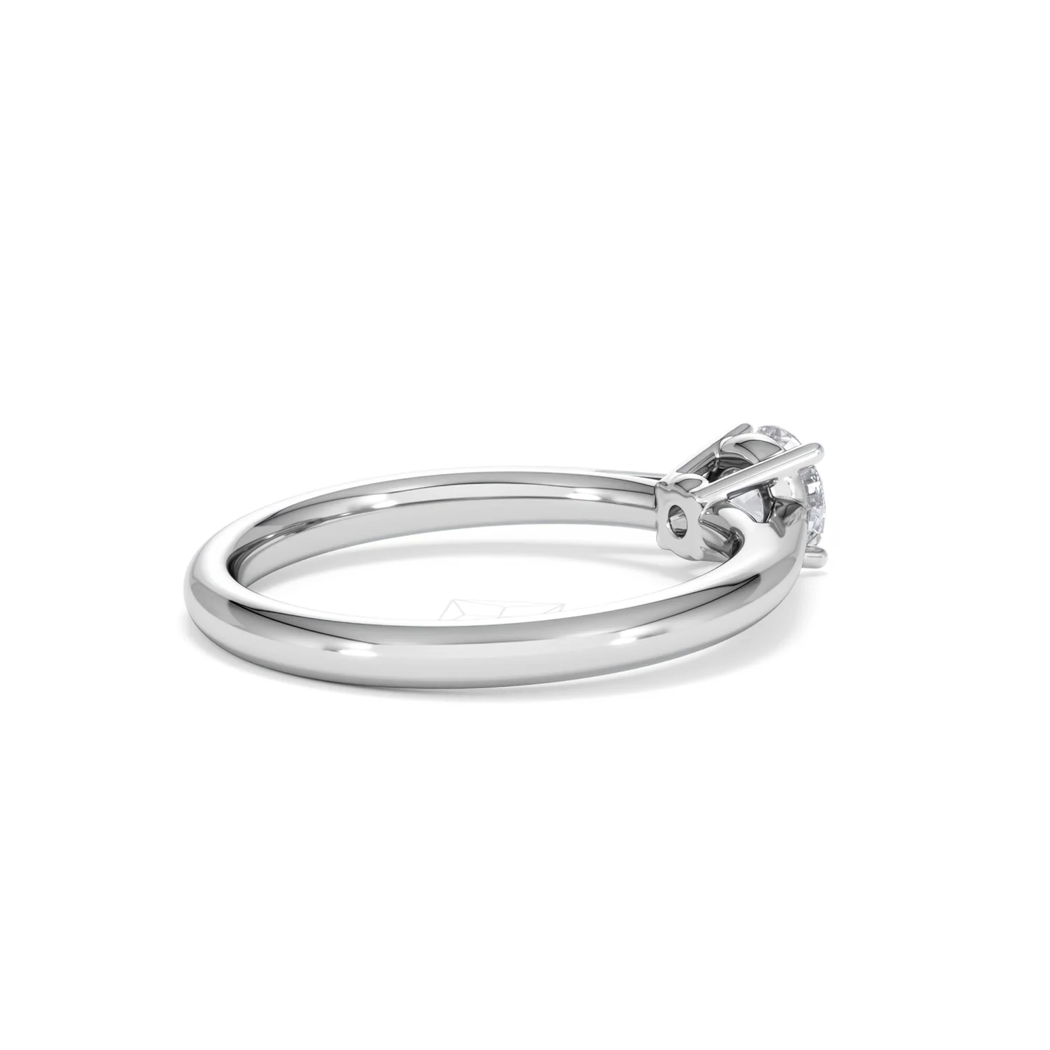 Engagement Ring Certified 0.50CT Elysia Platinum G/VS - Image 36