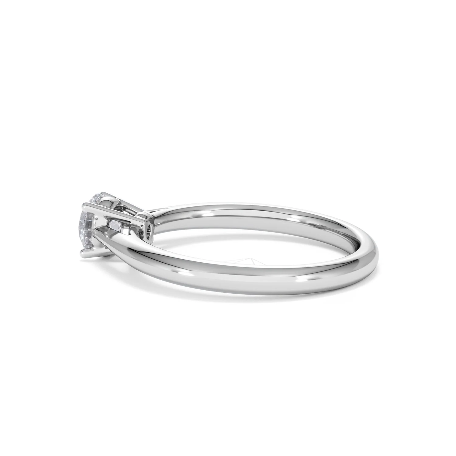 Engagement Ring Certified 0.50CT Elysia Platinum G/VS - Image 64