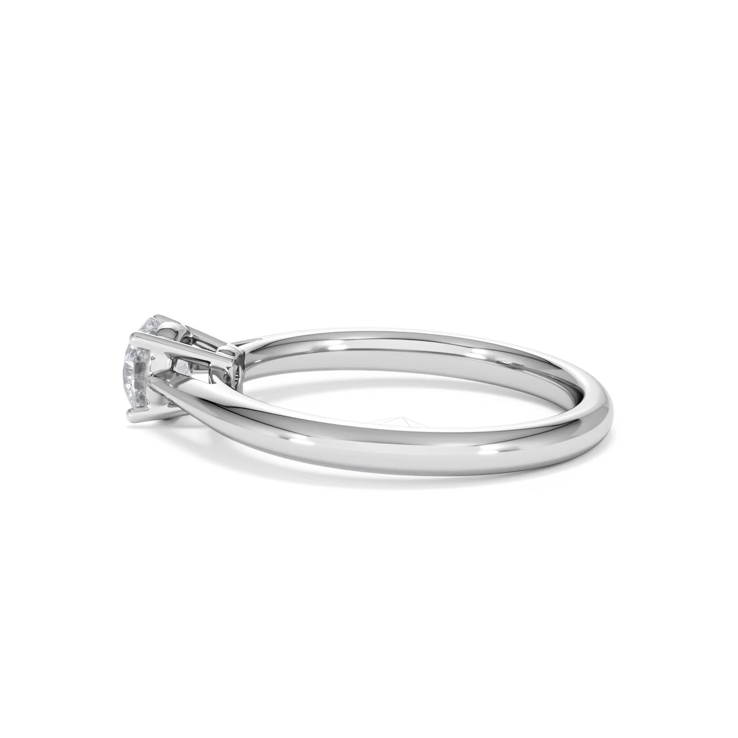 Engagement Ring Certified 0.50CT Elysia Platinum G/VS - Image 65