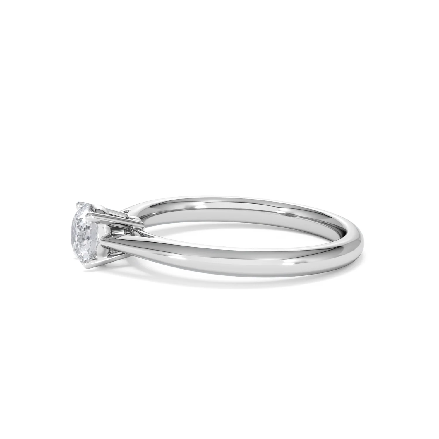 Engagement Ring Certified 0.50CT Elysia Platinum G/VS - Image 71