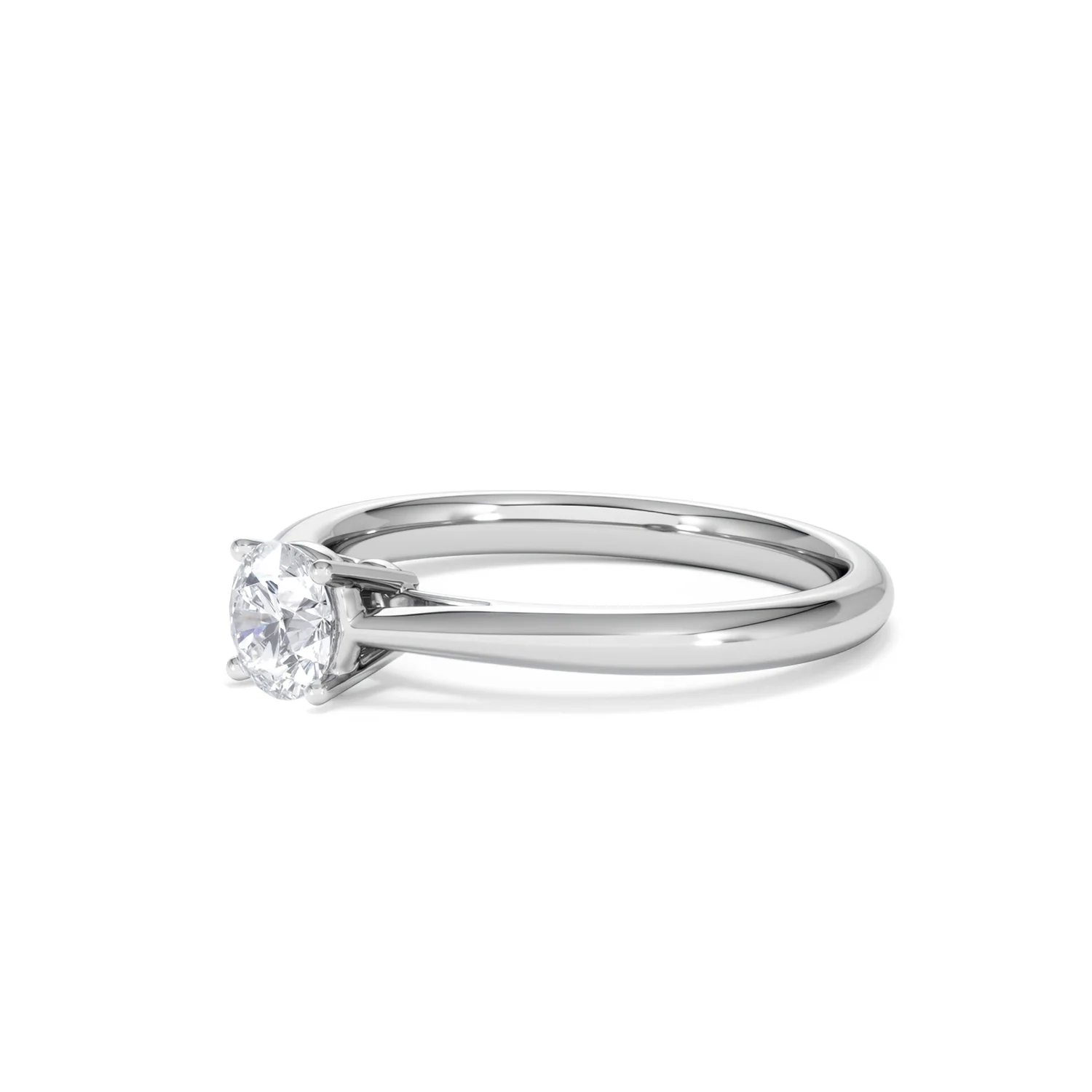 Engagement Ring Certified 0.50CT Elysia Platinum G/VS - Image 77