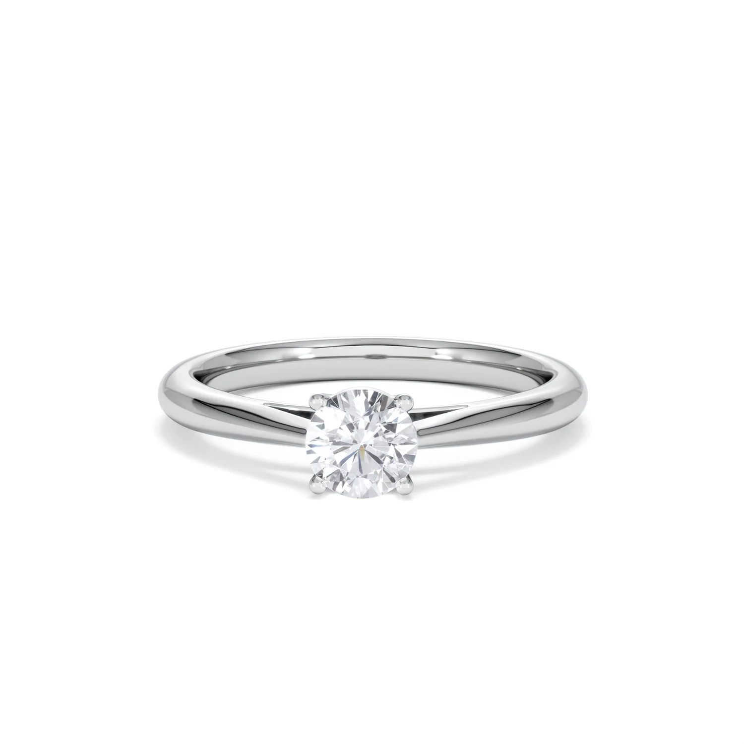 Engagement Ring Certified 0.50CT Elysia Platinum G/VS - Image 87