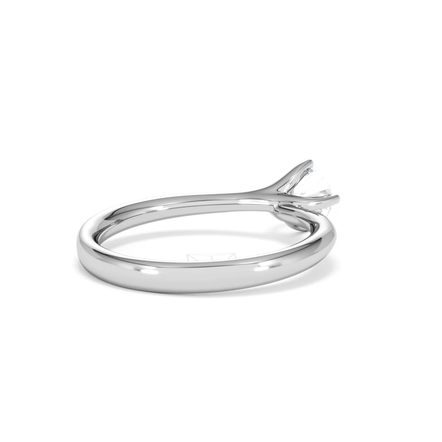 Engagement Ring Certified 0.50CT Lily 18K White Gold G/SI2 - Image 39