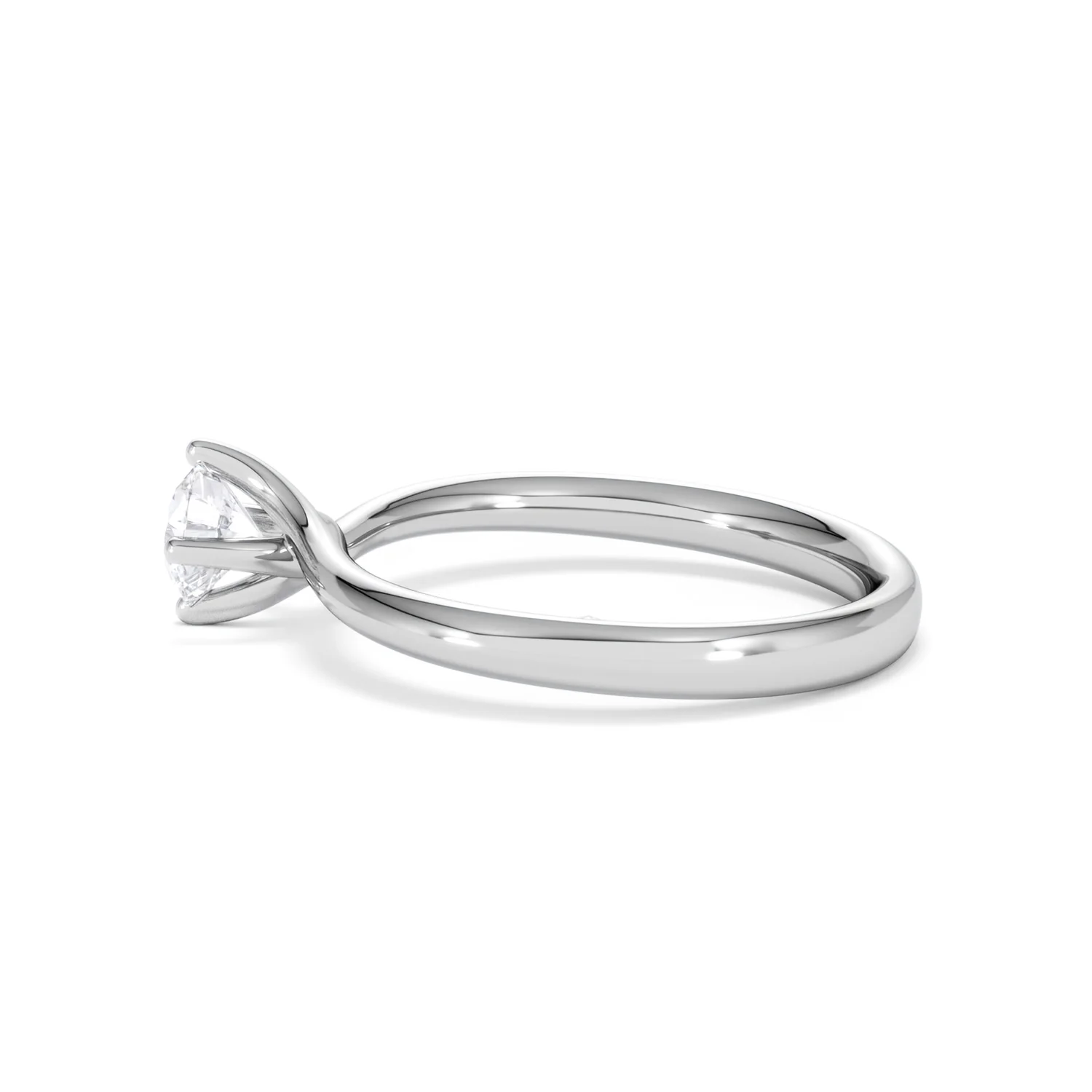 Engagement Ring Certified 0.50CT Lily 18K White Gold G/SI2 - Image 66