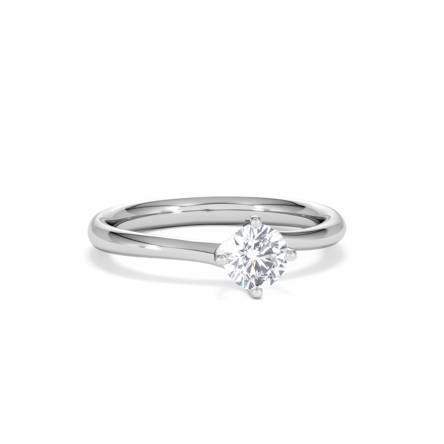 Engagement Ring Certified 0.50CT Lily Platinum G/VS - Image 11