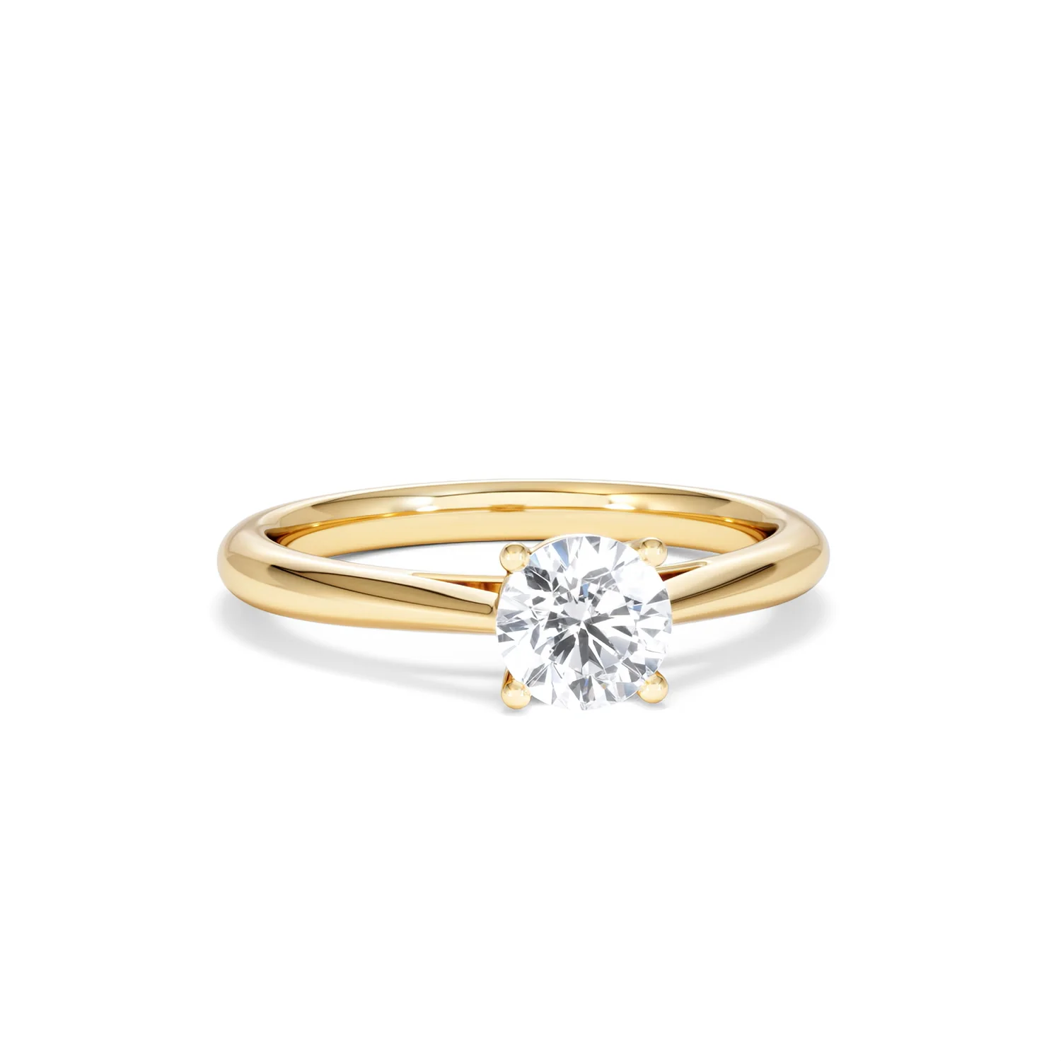 Engagement Ring Certified 0.70CT Elysia 18K Gold G/VS - Image 10