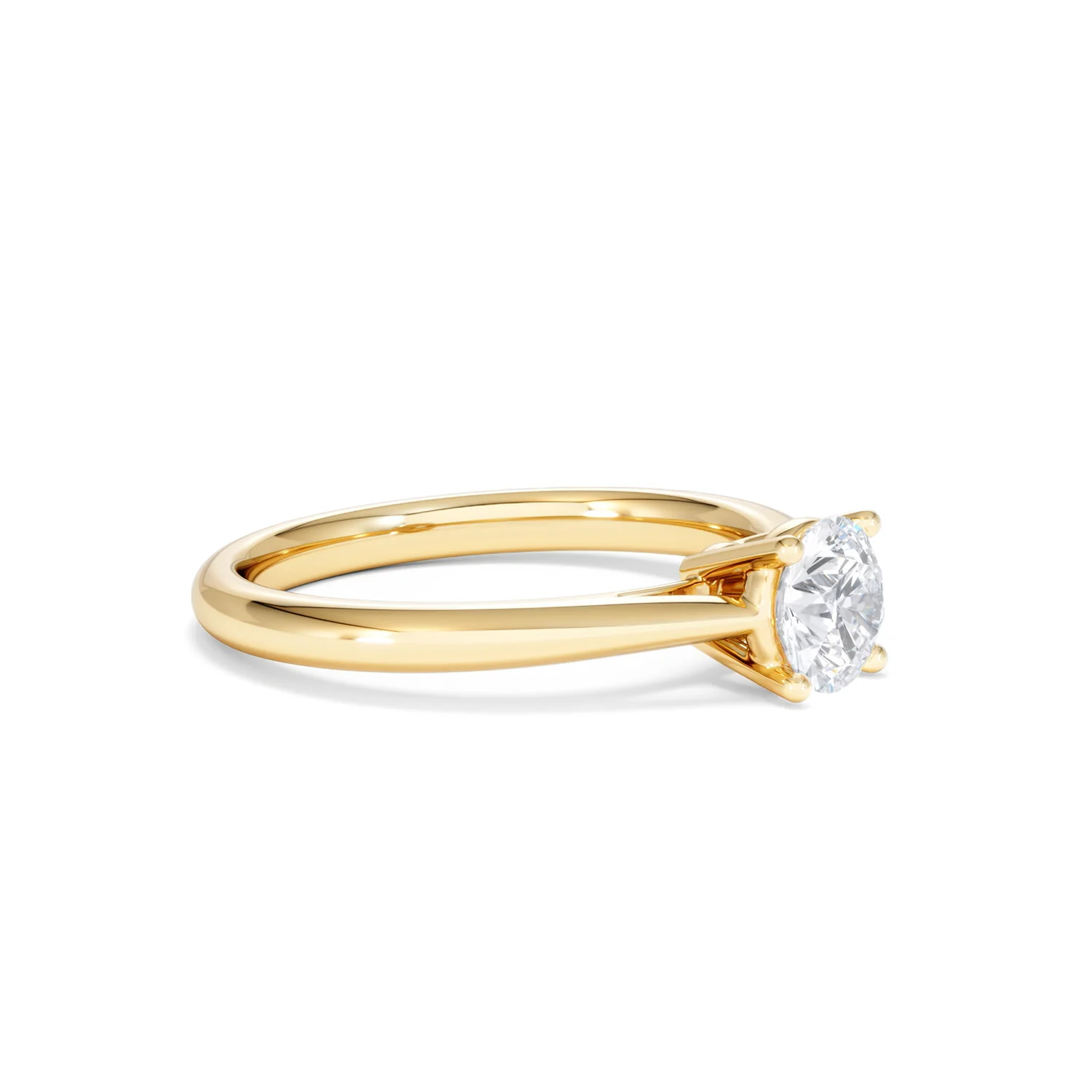 Engagement Ring Certified 0.70CT Elysia 18K Gold G/VS - Image 20