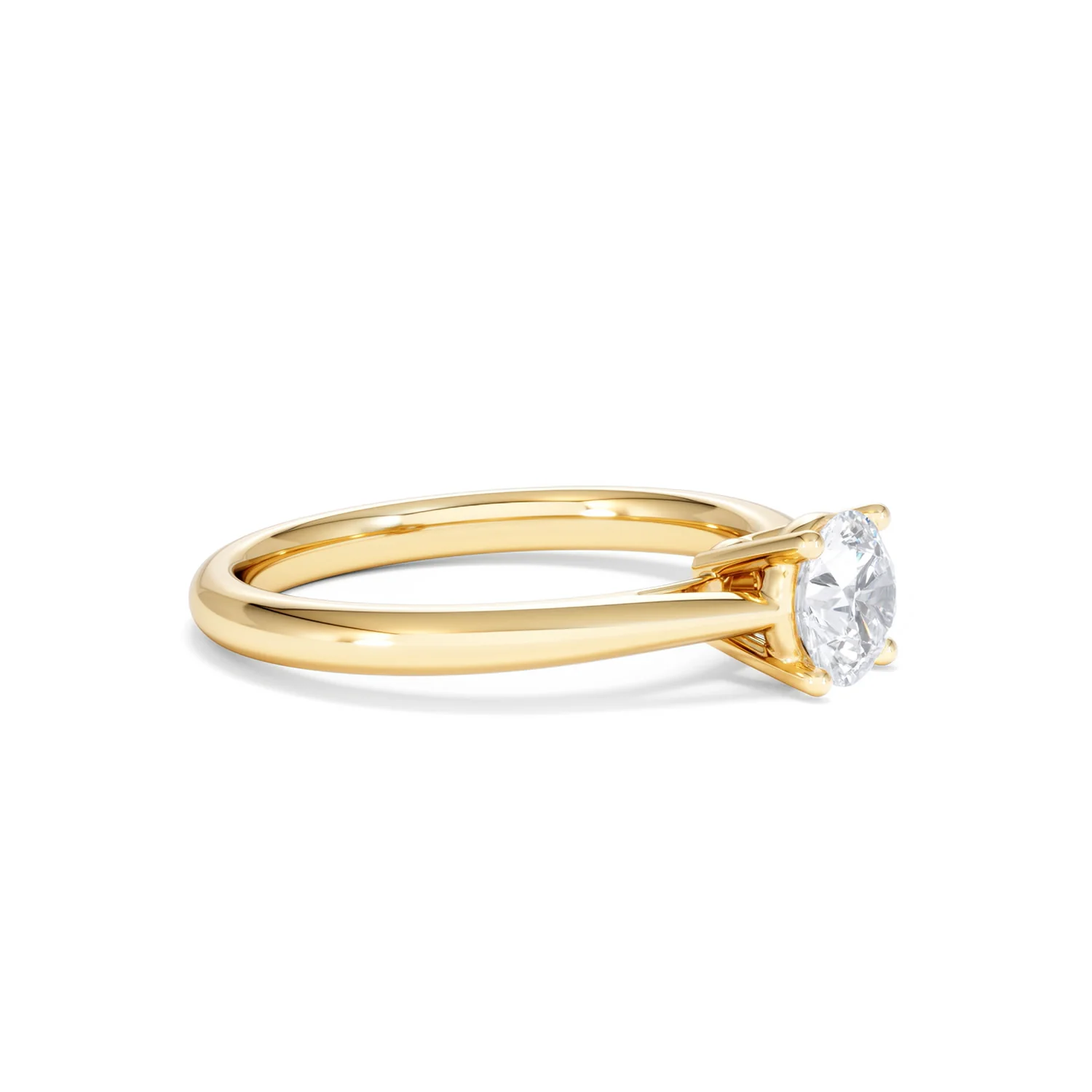Engagement Ring Certified 0.70CT Elysia 18K Gold G/VS - Image 21