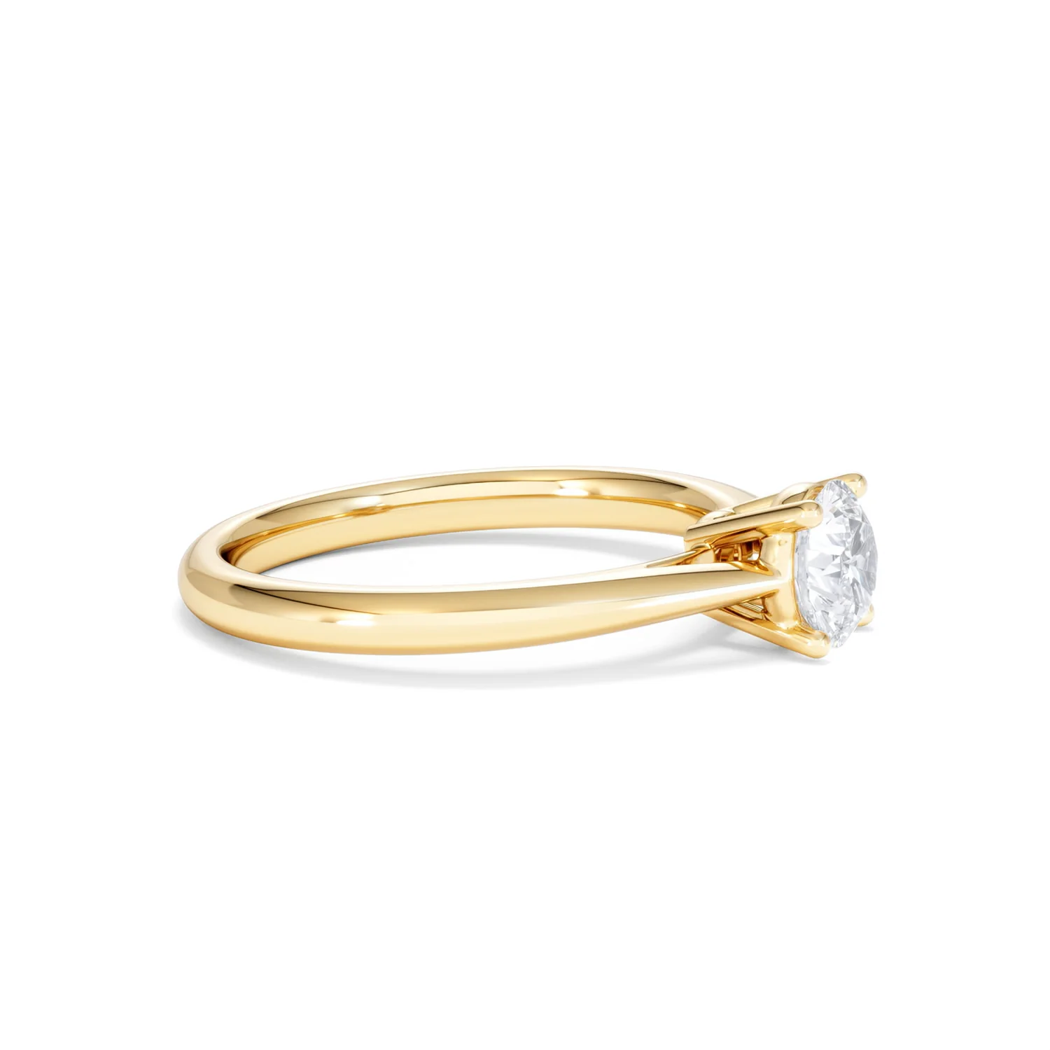 Engagement Ring Certified 0.70CT Elysia 18K Gold G/VS - Image 23