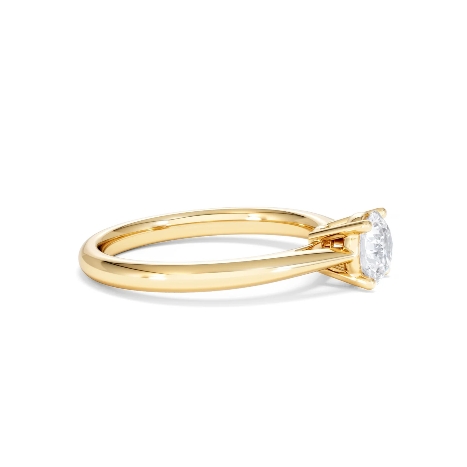 Engagement Ring Certified 0.70CT Elysia 18K Gold G/VS - Image 24