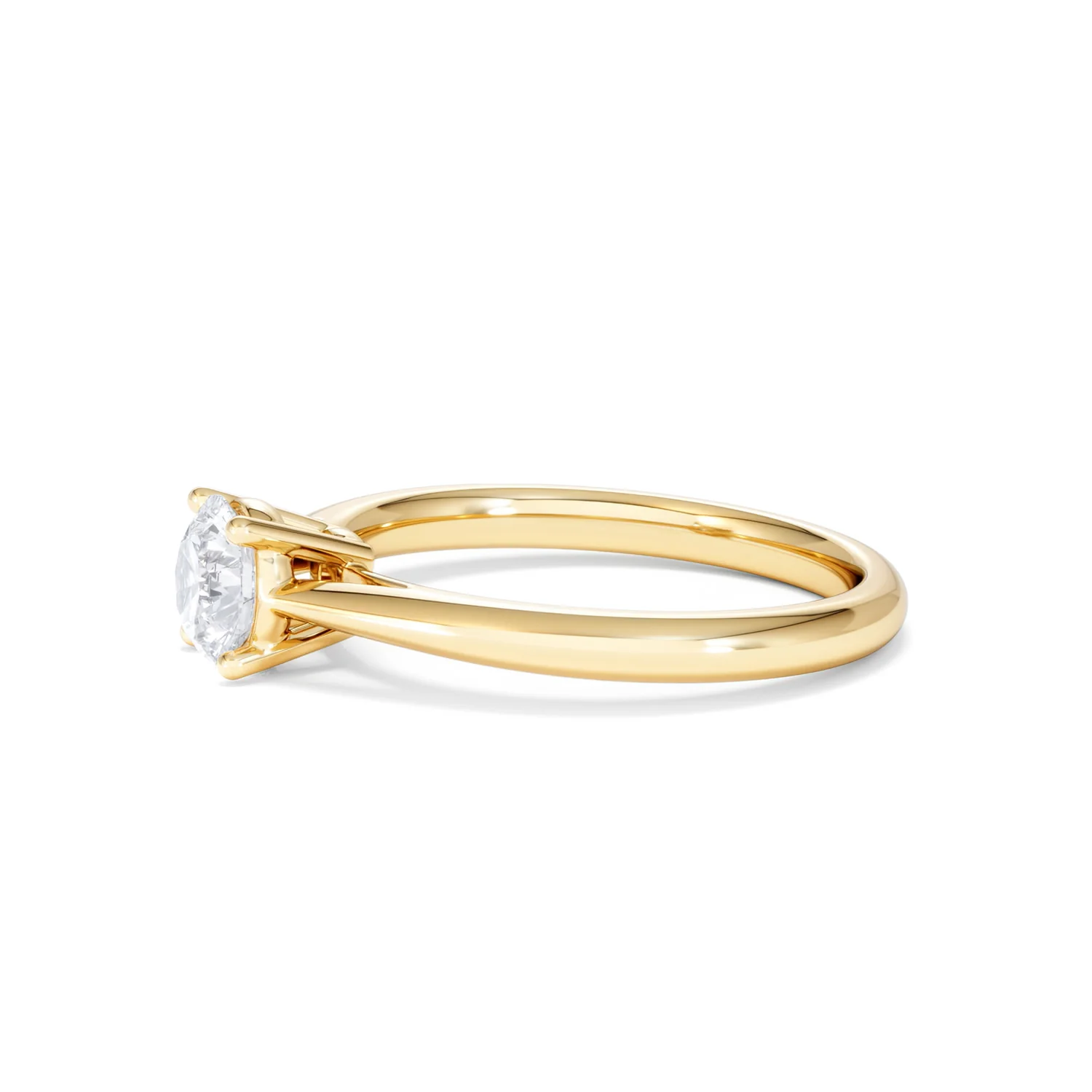 Engagement Ring Certified 0.70CT Elysia 18K Gold G/VS - Image 72