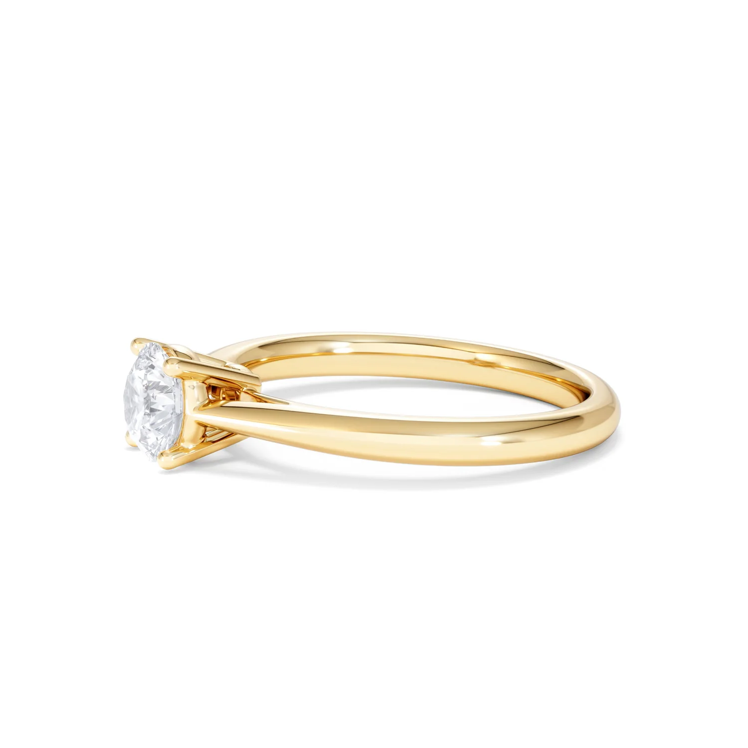 Engagement Ring Certified 0.70CT Elysia 18K Gold G/VS - Image 73