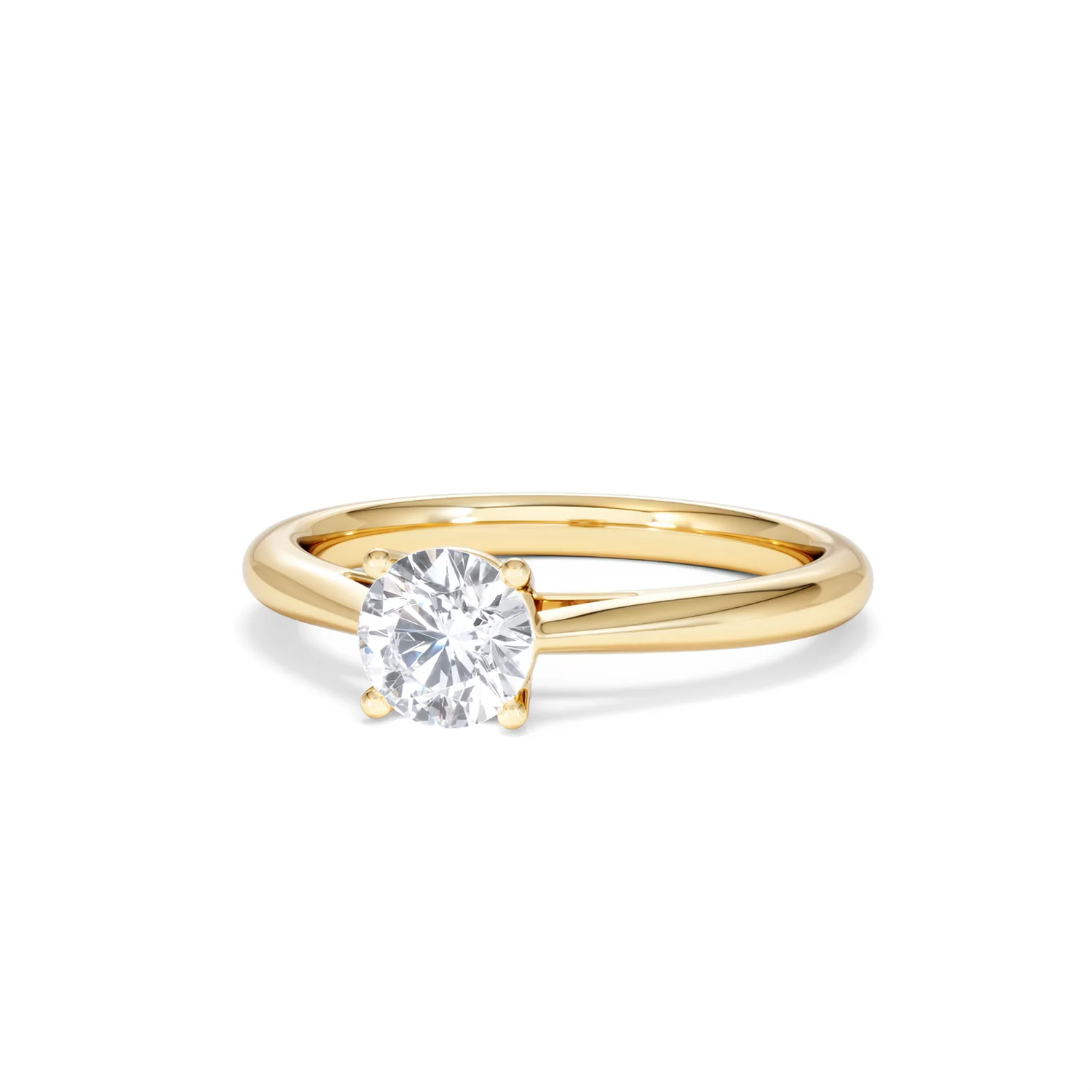Engagement Ring Certified 0.70CT Elysia 18K Gold G/VS - Image 84