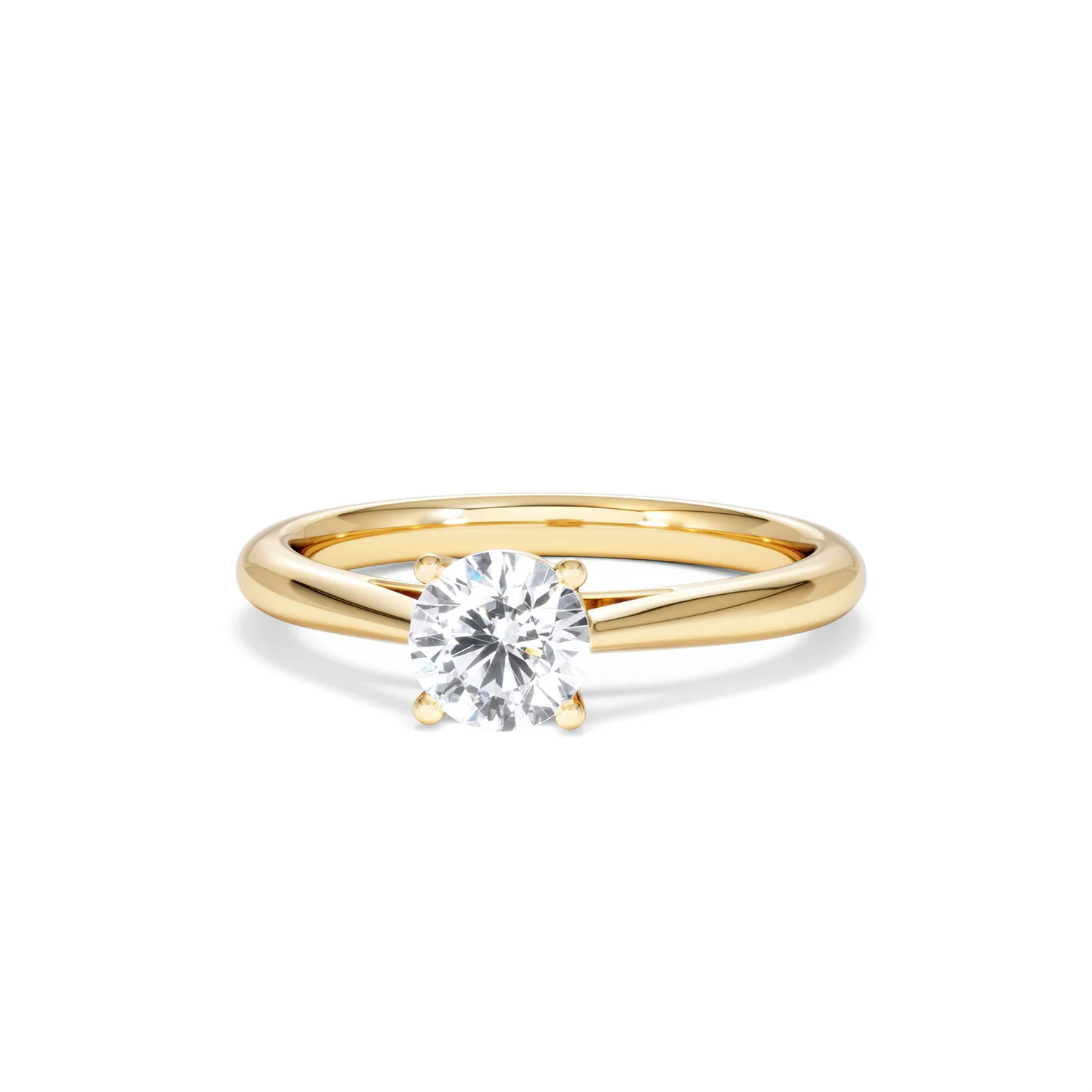 Engagement Ring Certified 0.70CT Elysia 18K Gold G/VS - Image 86