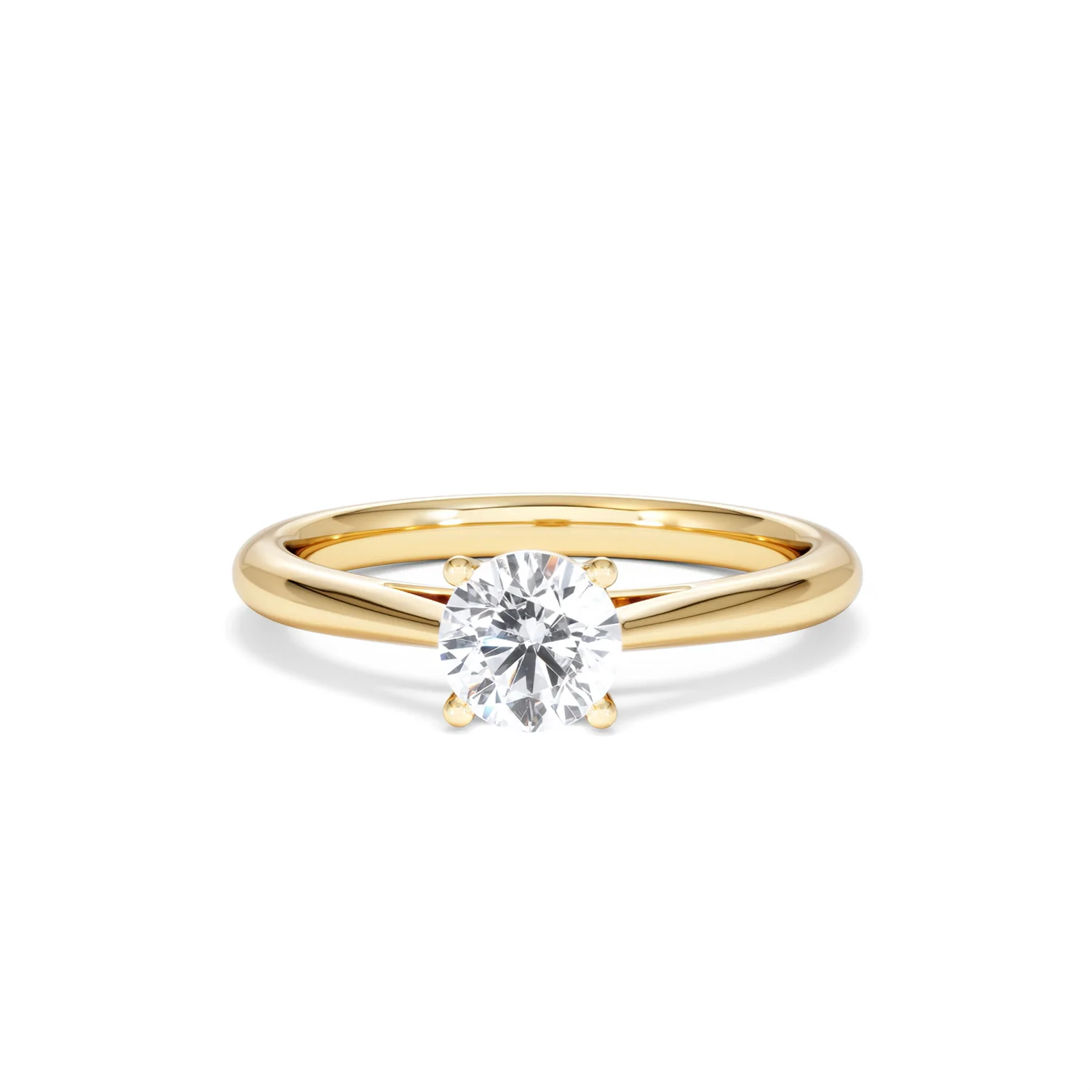 Engagement Ring Certified 0.70CT Elysia 18K Gold G/VS - Image 87