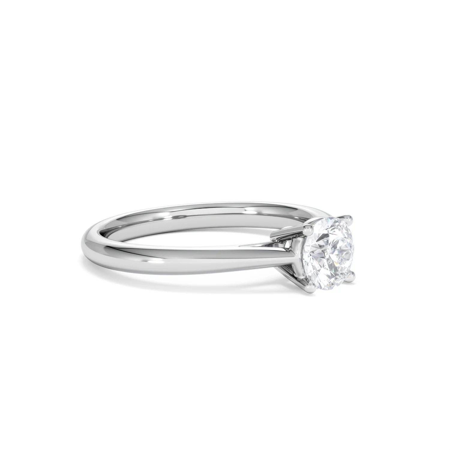 Engagement Ring Certified 0.70CT Elysia 18K White Gold G/VS - Image 18