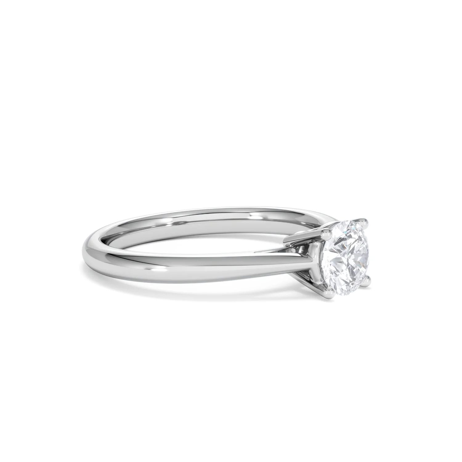 Engagement Ring Certified 0.70CT Elysia 18K White Gold G/VS - Image 19