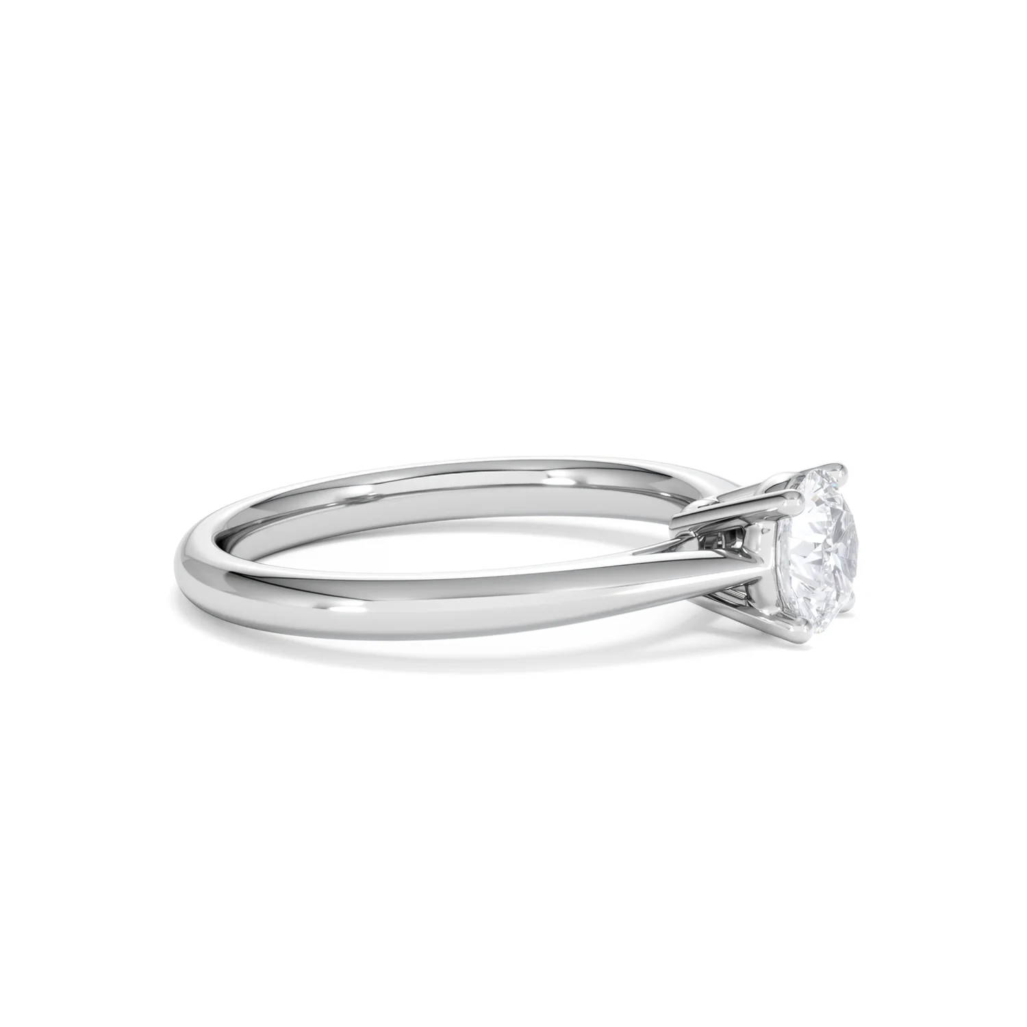 Engagement Ring Certified 0.70CT Elysia 18K White Gold G/VS - Image 23