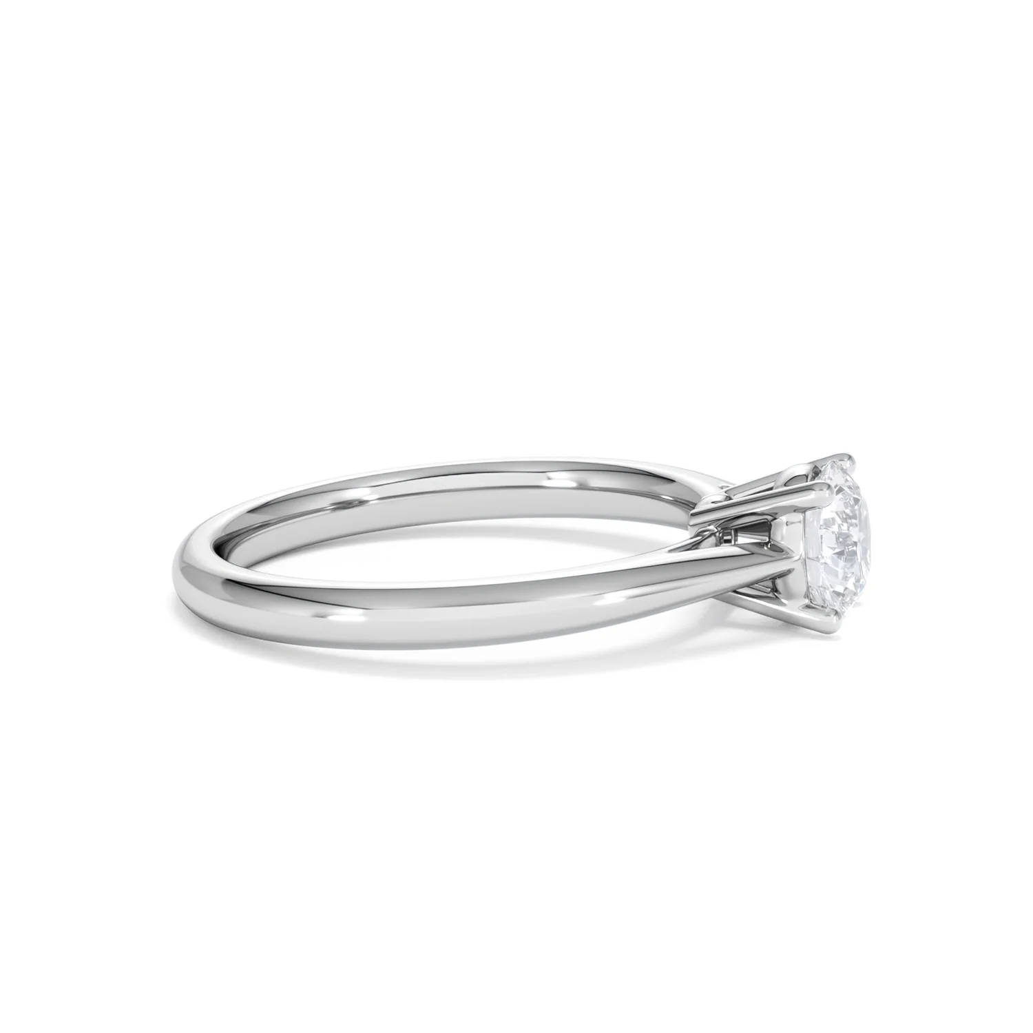 Engagement Ring Certified 0.70CT Elysia 18K White Gold G/VS - Image 25