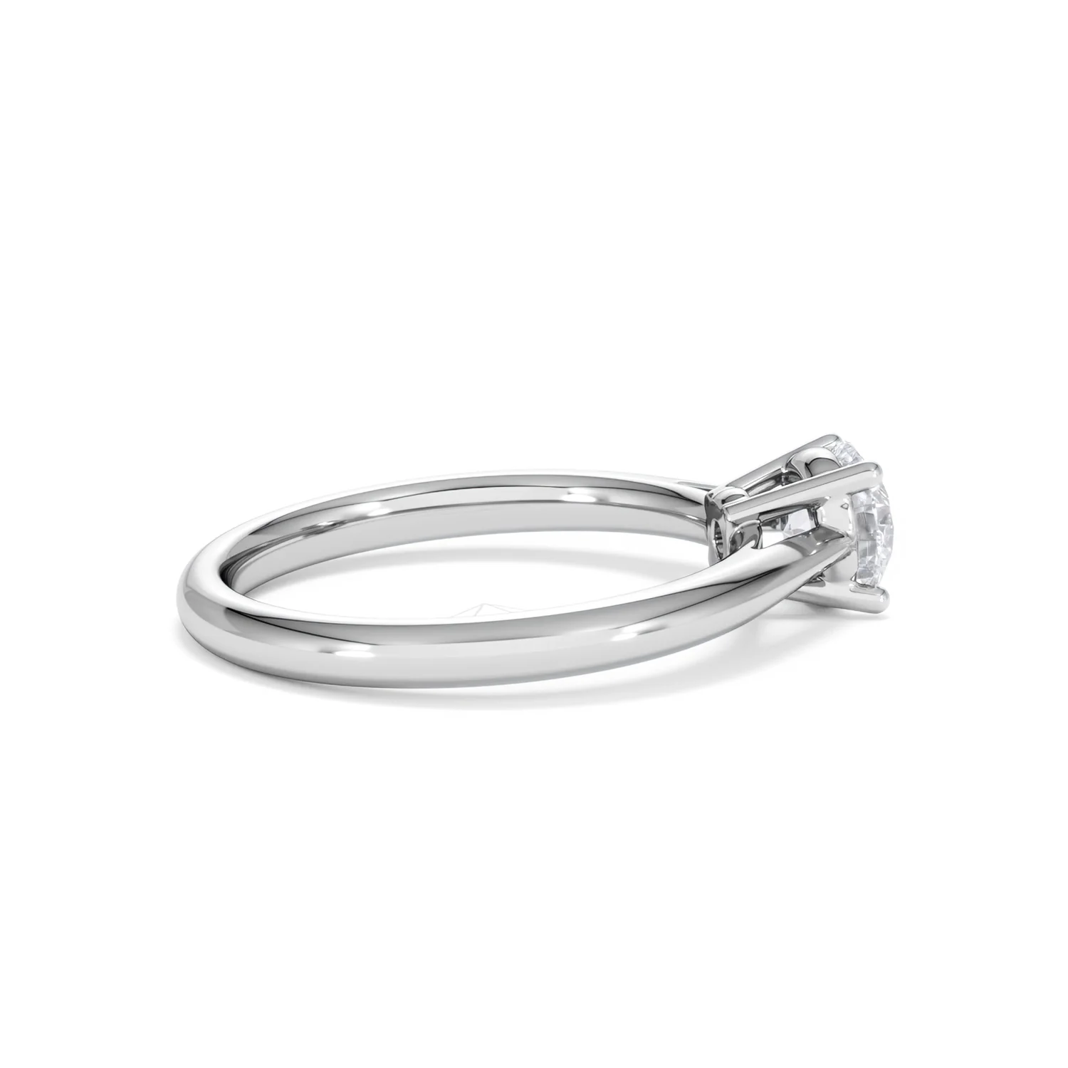 Engagement Ring Certified 0.70CT Elysia 18K White Gold G/VS - Image 31