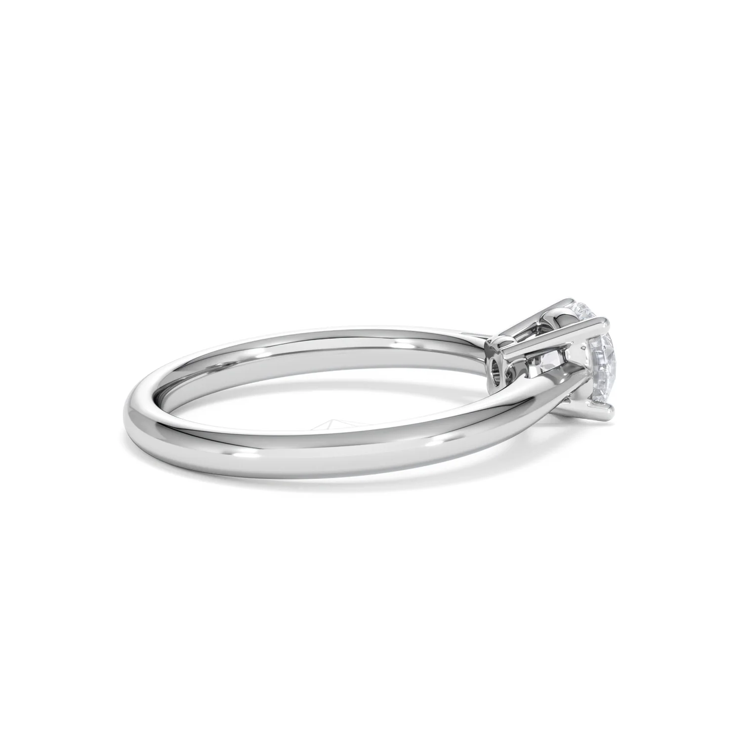 Engagement Ring Certified 0.70CT Elysia 18K White Gold G/VS - Image 32