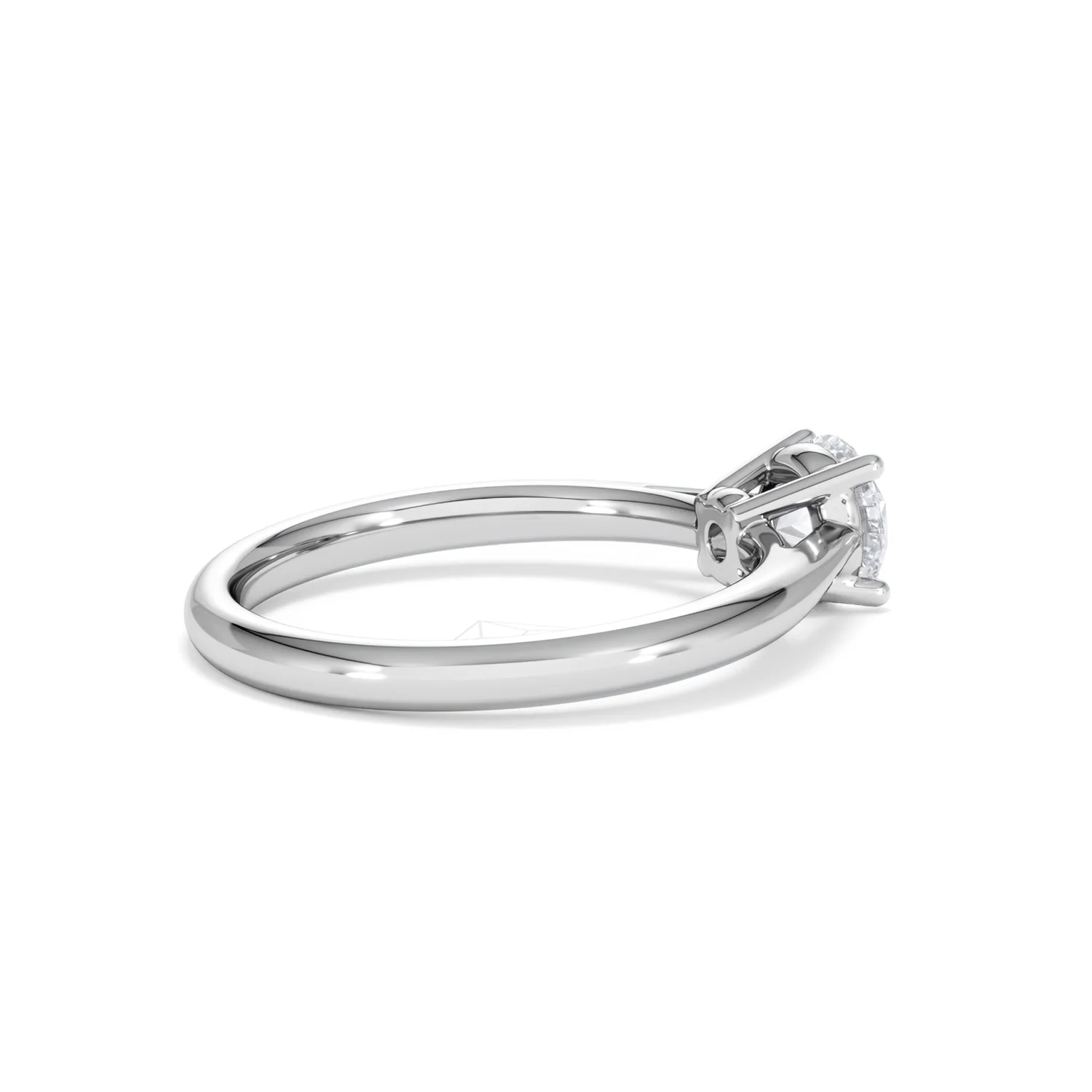 Engagement Ring Certified 0.70CT Elysia 18K White Gold G/VS - Image 34