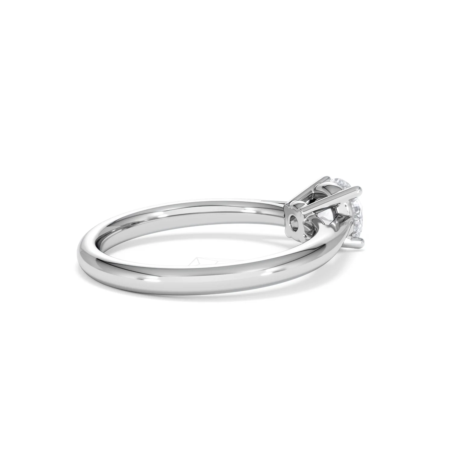 Engagement Ring Certified 0.70CT Elysia 18K White Gold G/VS - Image 35