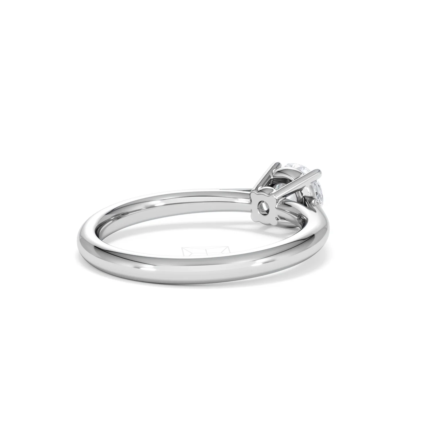 Engagement Ring Certified 0.70CT Elysia 18K White Gold G/VS - Image 39