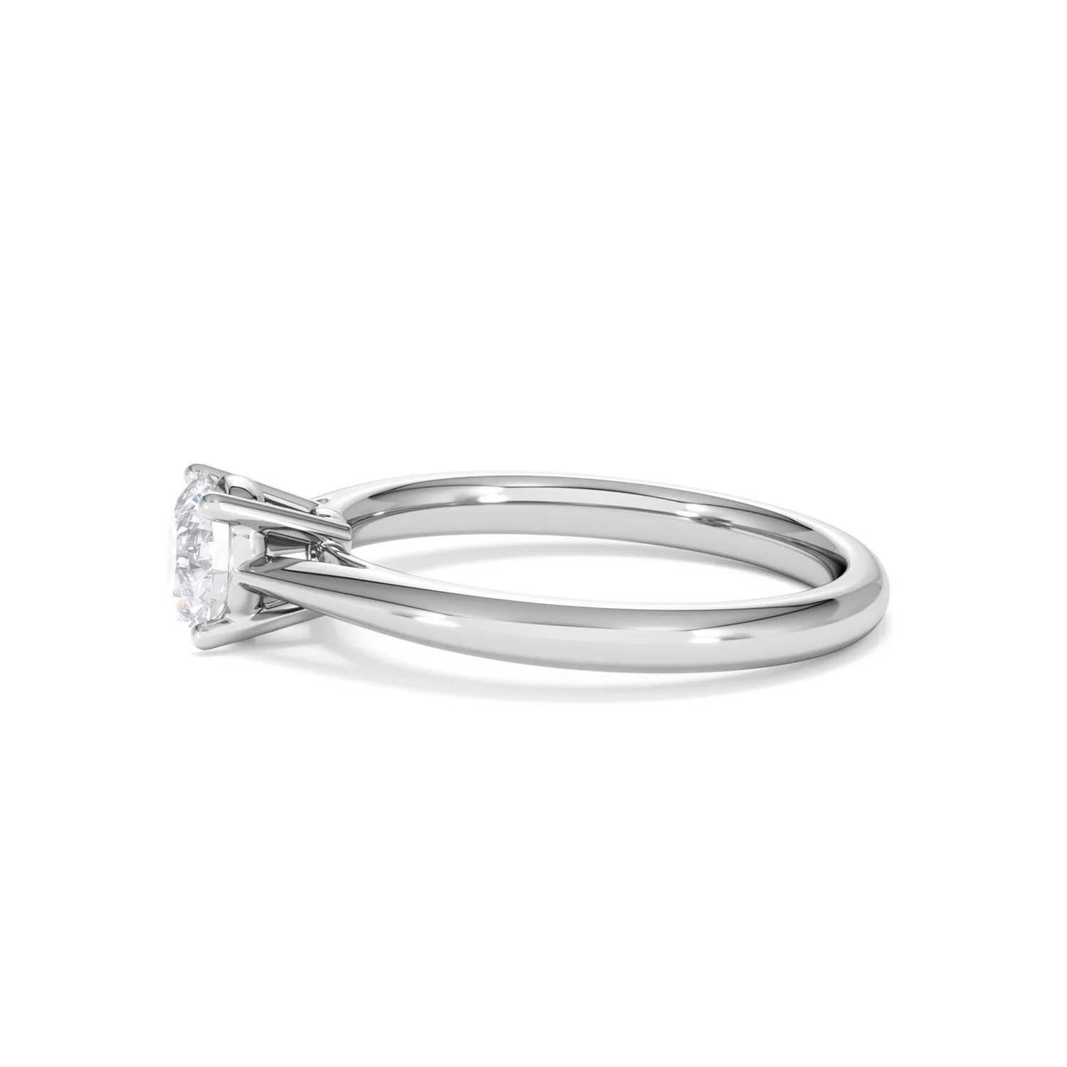 Engagement Ring Certified 0.70CT Elysia 18K White Gold G/VS - Image 70