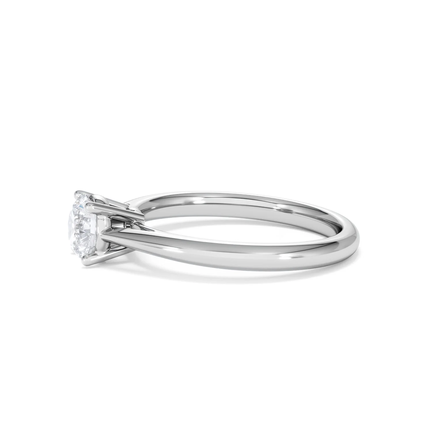 Engagement Ring Certified 0.70CT Elysia 18K White Gold G/VS - Image 71