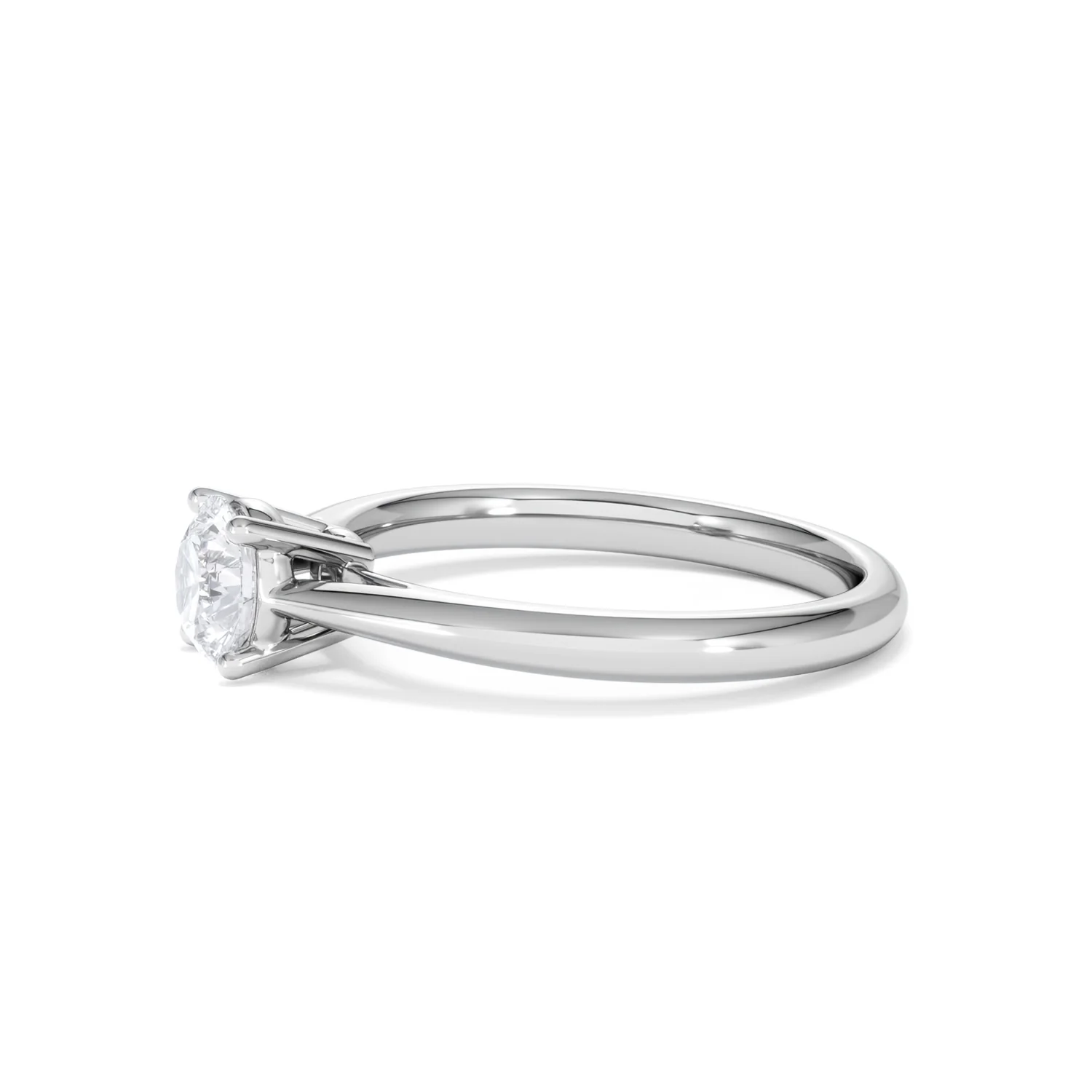 Engagement Ring Certified 0.70CT Elysia 18K White Gold G/VS - Image 72