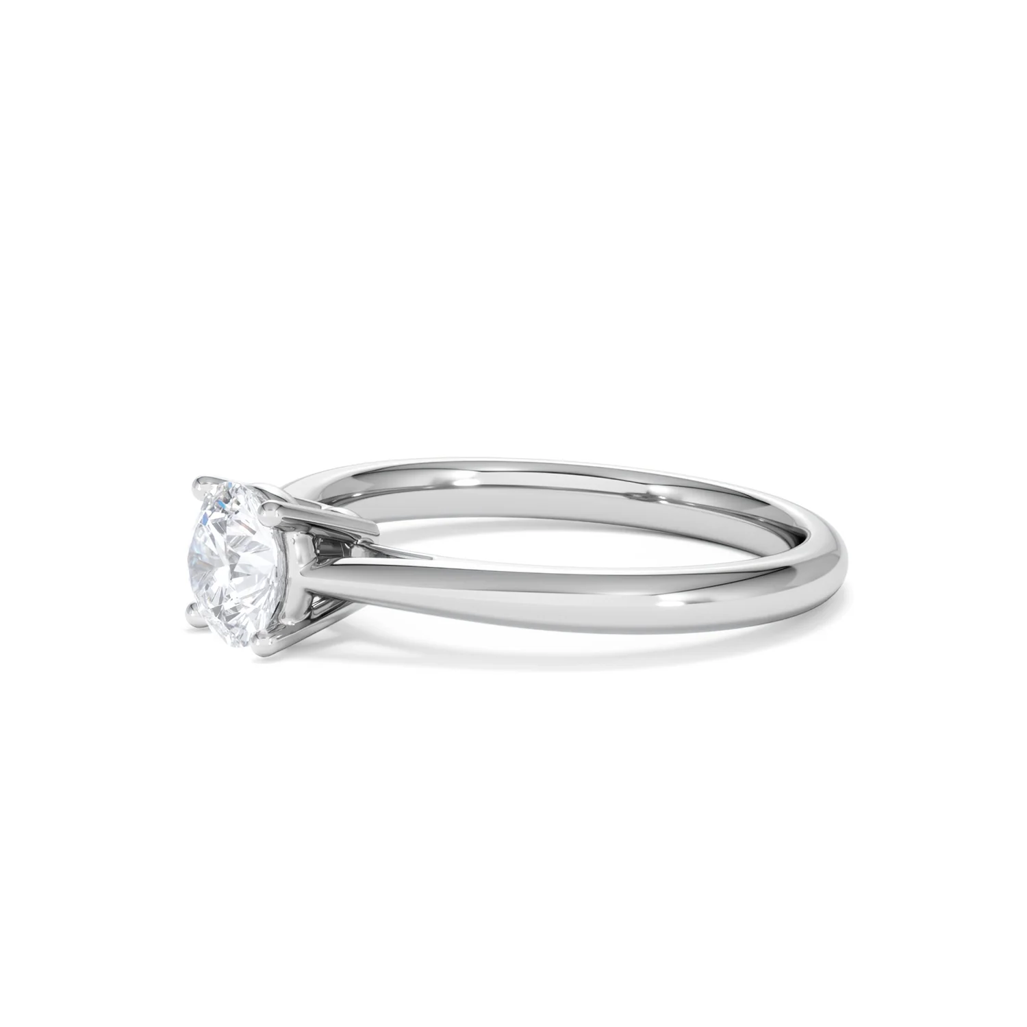 Engagement Ring Certified 0.70CT Elysia 18K White Gold G/VS - Image 75