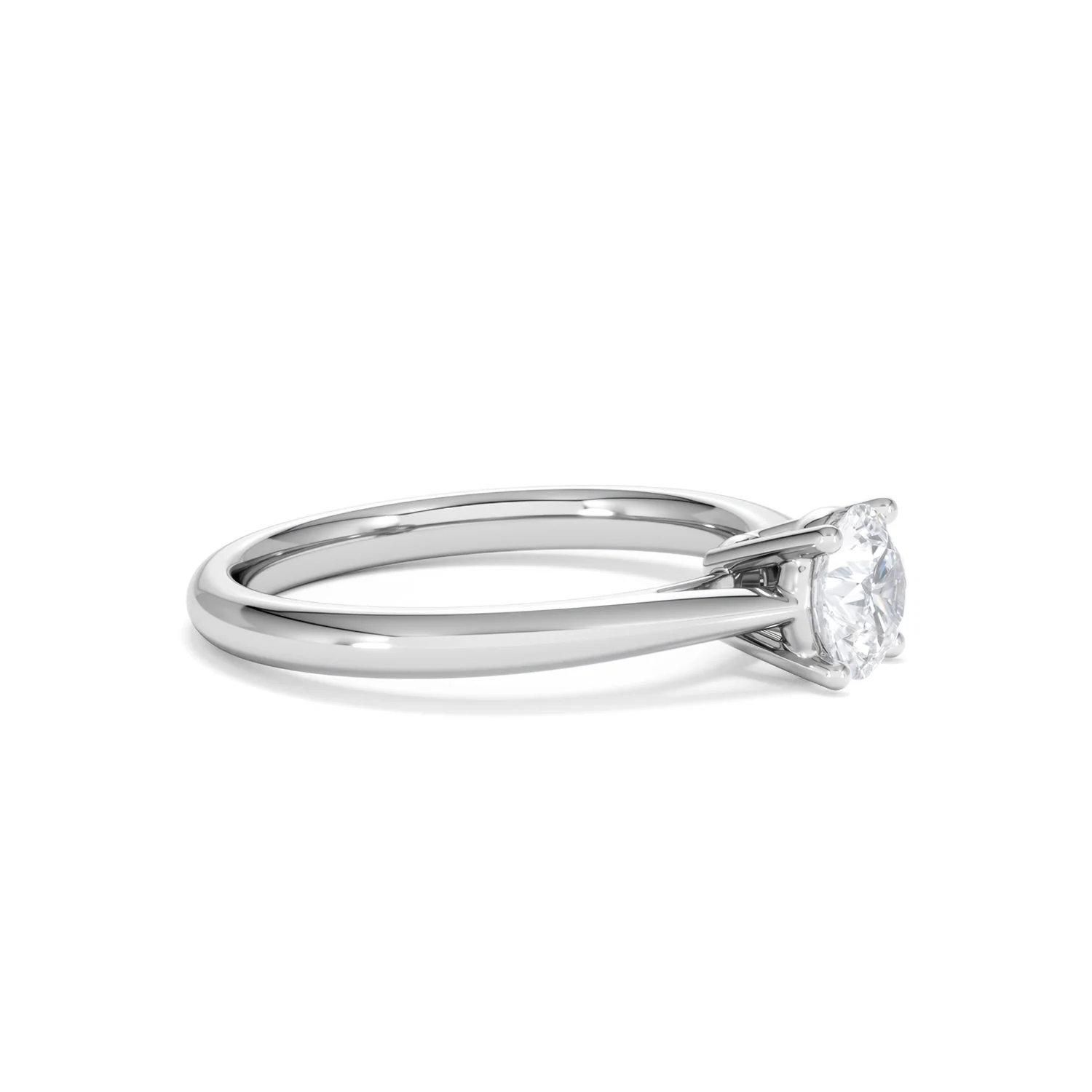 Engagement Ring Certified 0.70CT Elysia Platinum G/VS - Image 22
