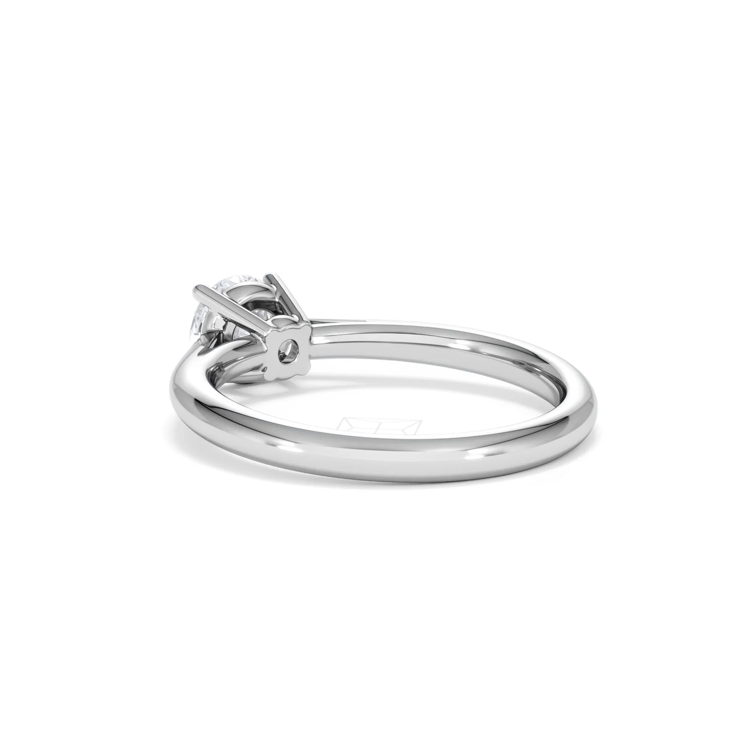 Engagement Ring Certified 0.70CT Elysia Platinum G/VS - Image 56