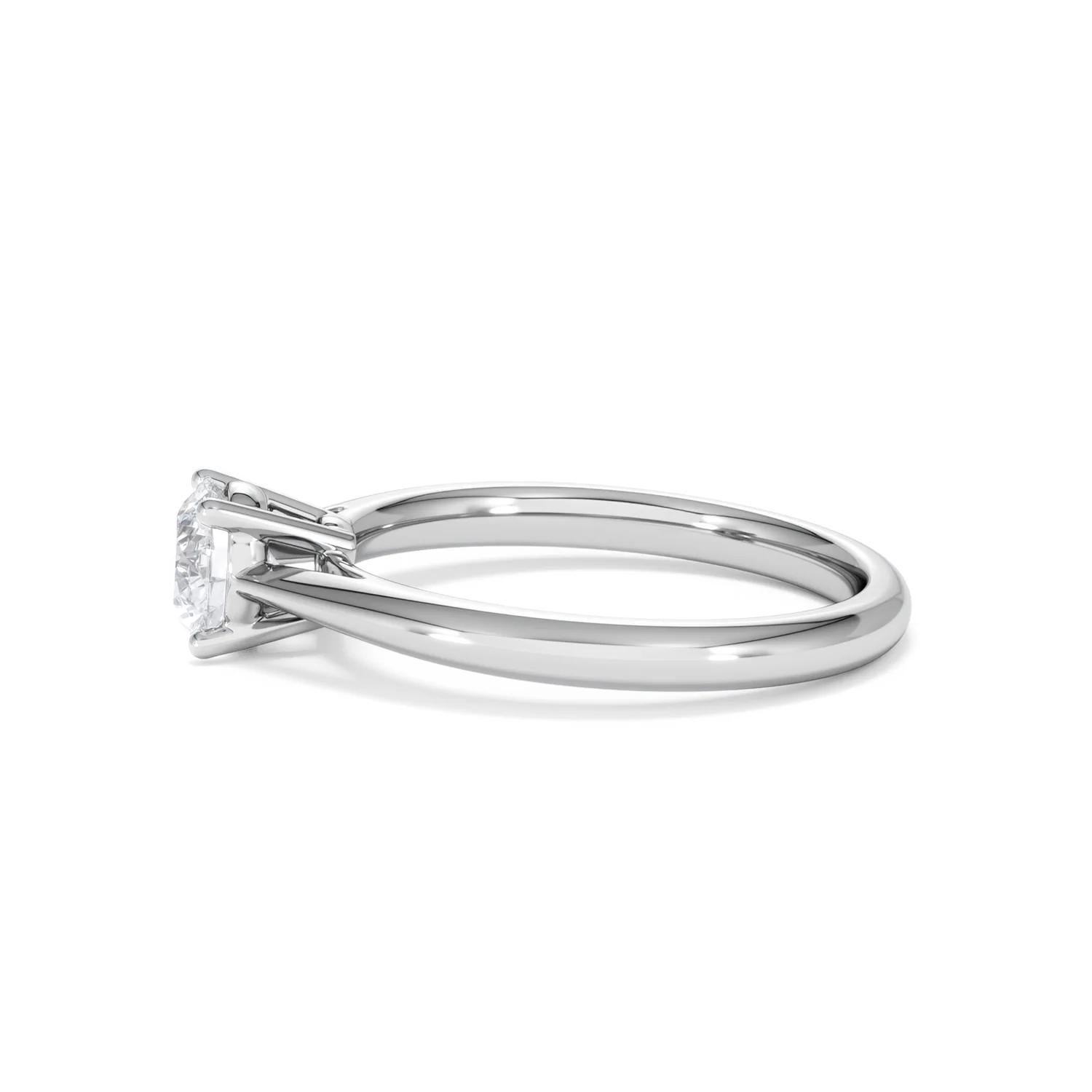 Engagement Ring Certified 0.70CT Elysia Platinum G/VS - Image 69