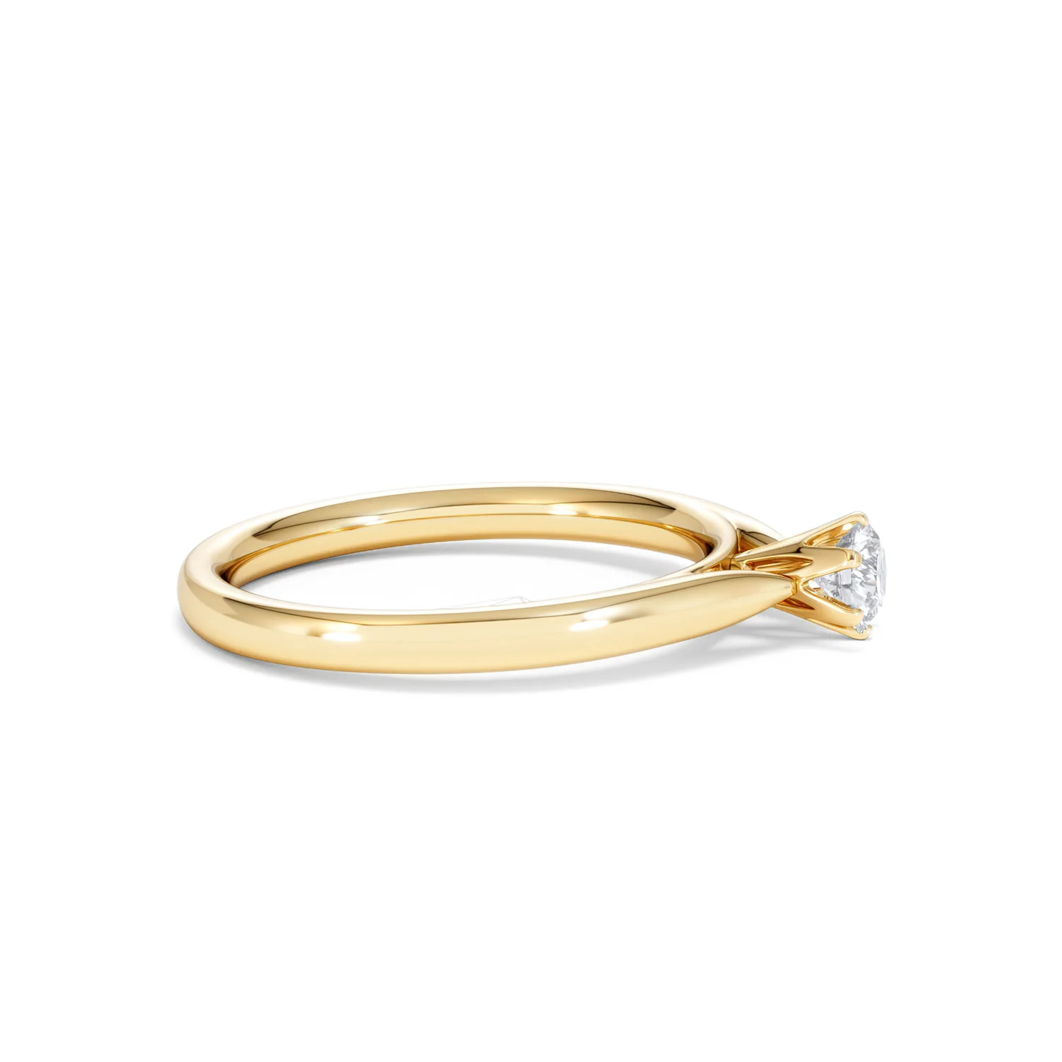 Engagement Ring Certified Diamond 0.25CT H/SI High Set Chloe 18K Gold - Image 25