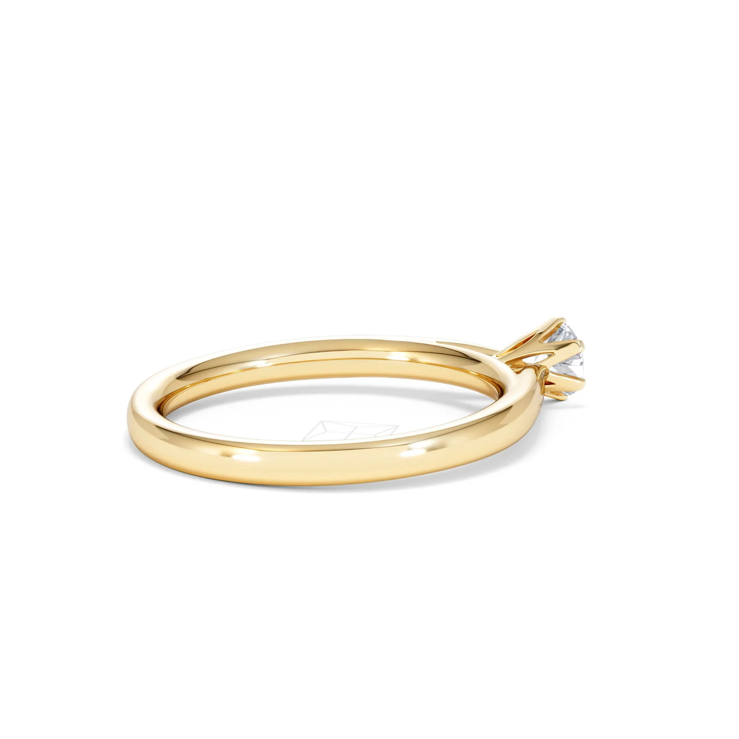 Engagement Ring Certified Diamond 0.25CT H/SI High Set Chloe 18K Gold - Image 35