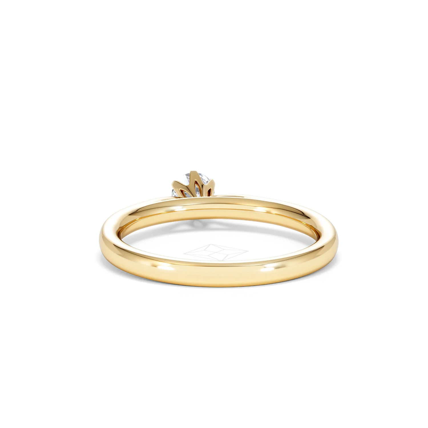 Engagement Ring Certified Diamond 0.25CT H/SI High Set Chloe 18K Gold - Image 50