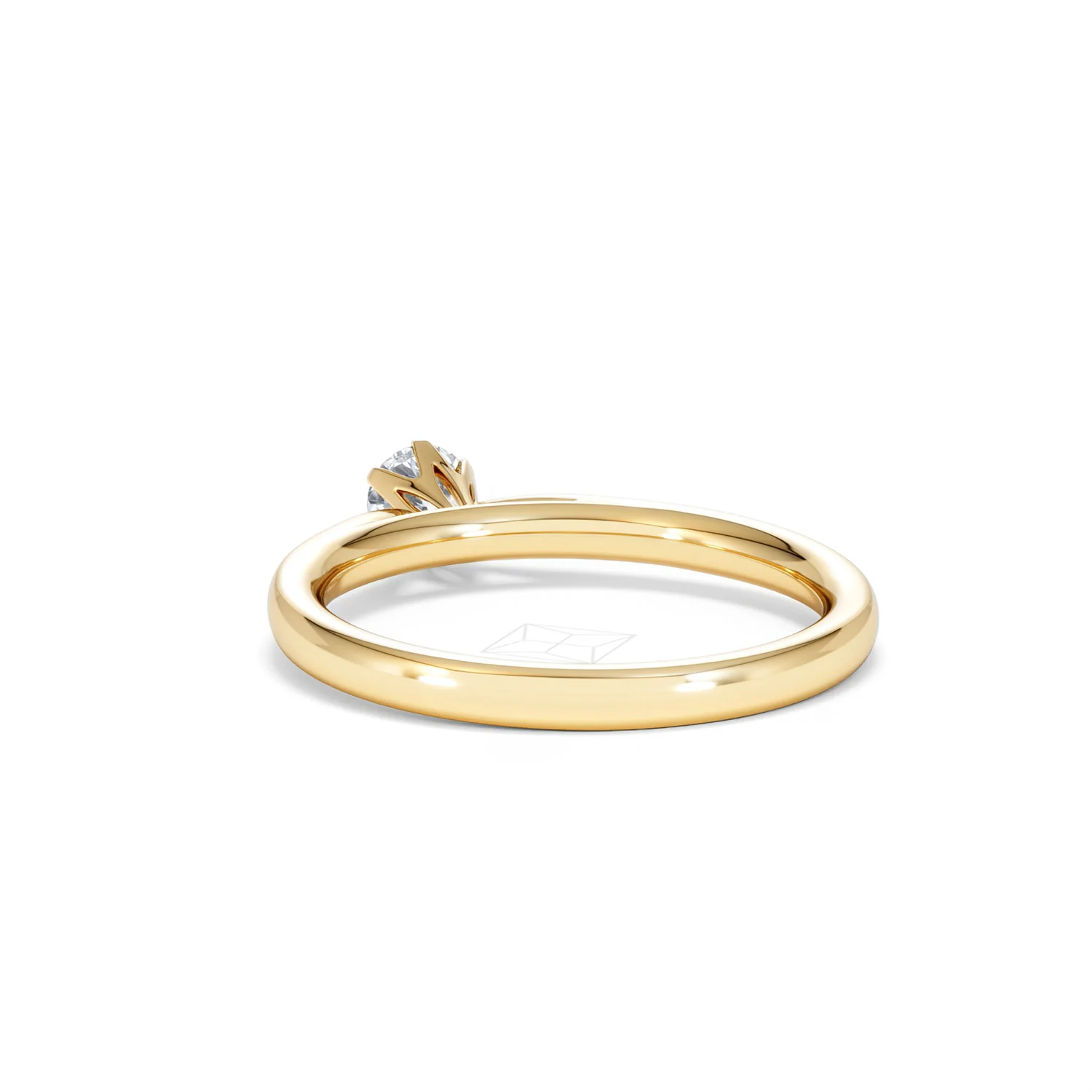 Engagement Ring Certified Diamond 0.25CT H/SI High Set Chloe 18K Gold - Image 53