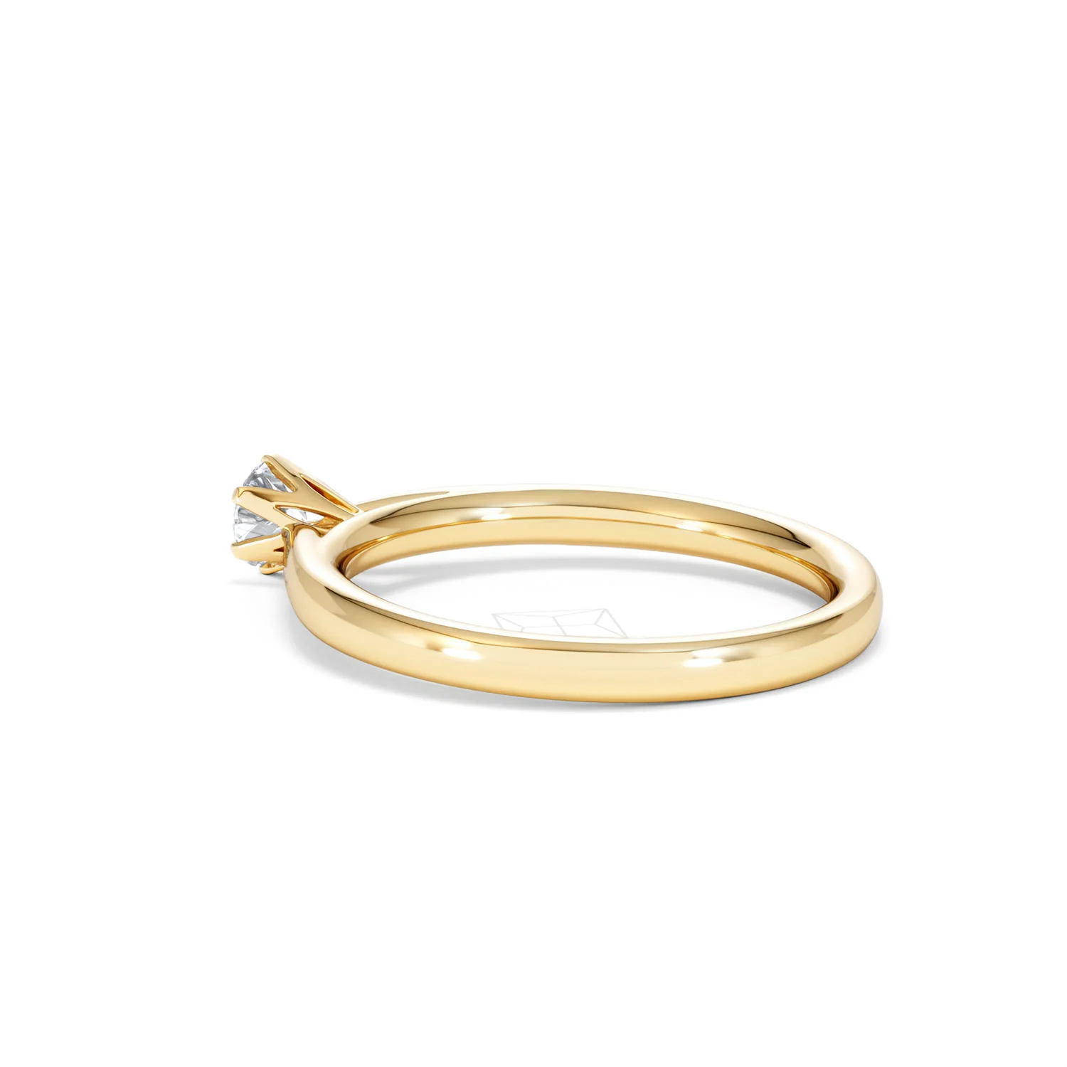 Engagement Ring Certified Diamond 0.25CT H/SI High Set Chloe 18K Gold - Image 60