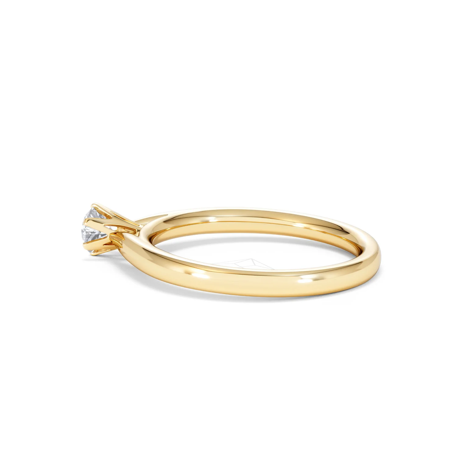 Engagement Ring Certified Diamond 0.25CT H/SI High Set Chloe 18K Gold - Image 64