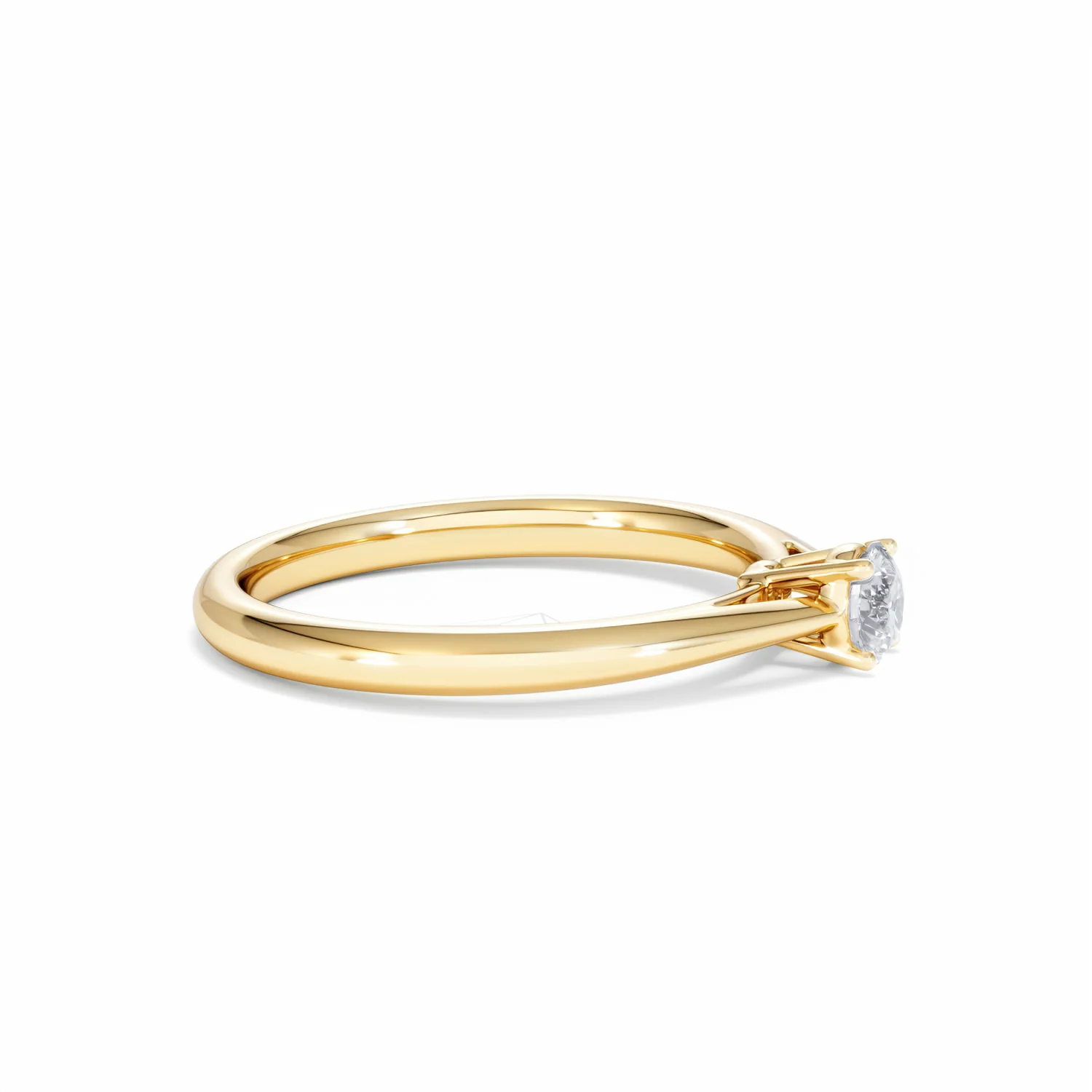 Engagement Ring Certified Elysia 18K Gold Diamond 0.25CT-G-H/SI - Image 24