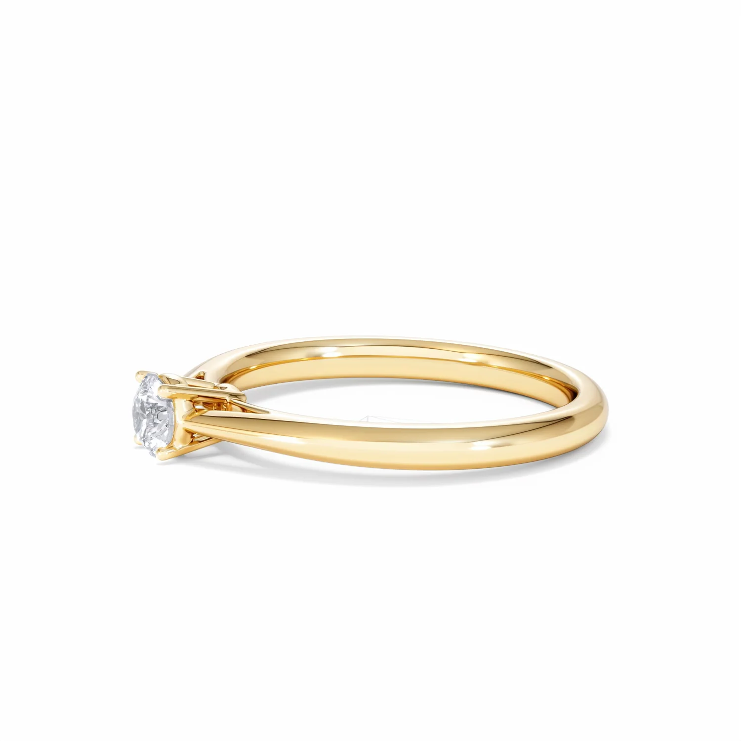 Engagement Ring Certified Elysia 18K Gold Diamond 0.25CT-G-H/SI - Image 73