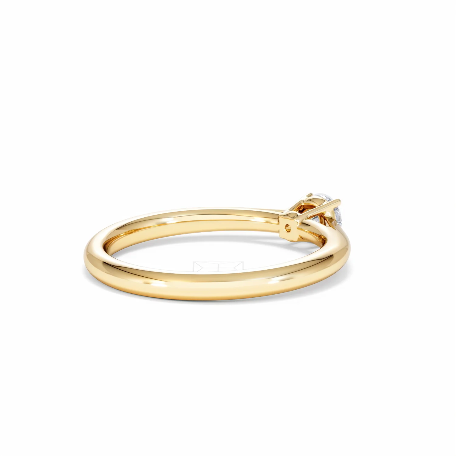 Engagement Ring Certified Elysia 18K Gold Diamond 0.25CT - Image 38