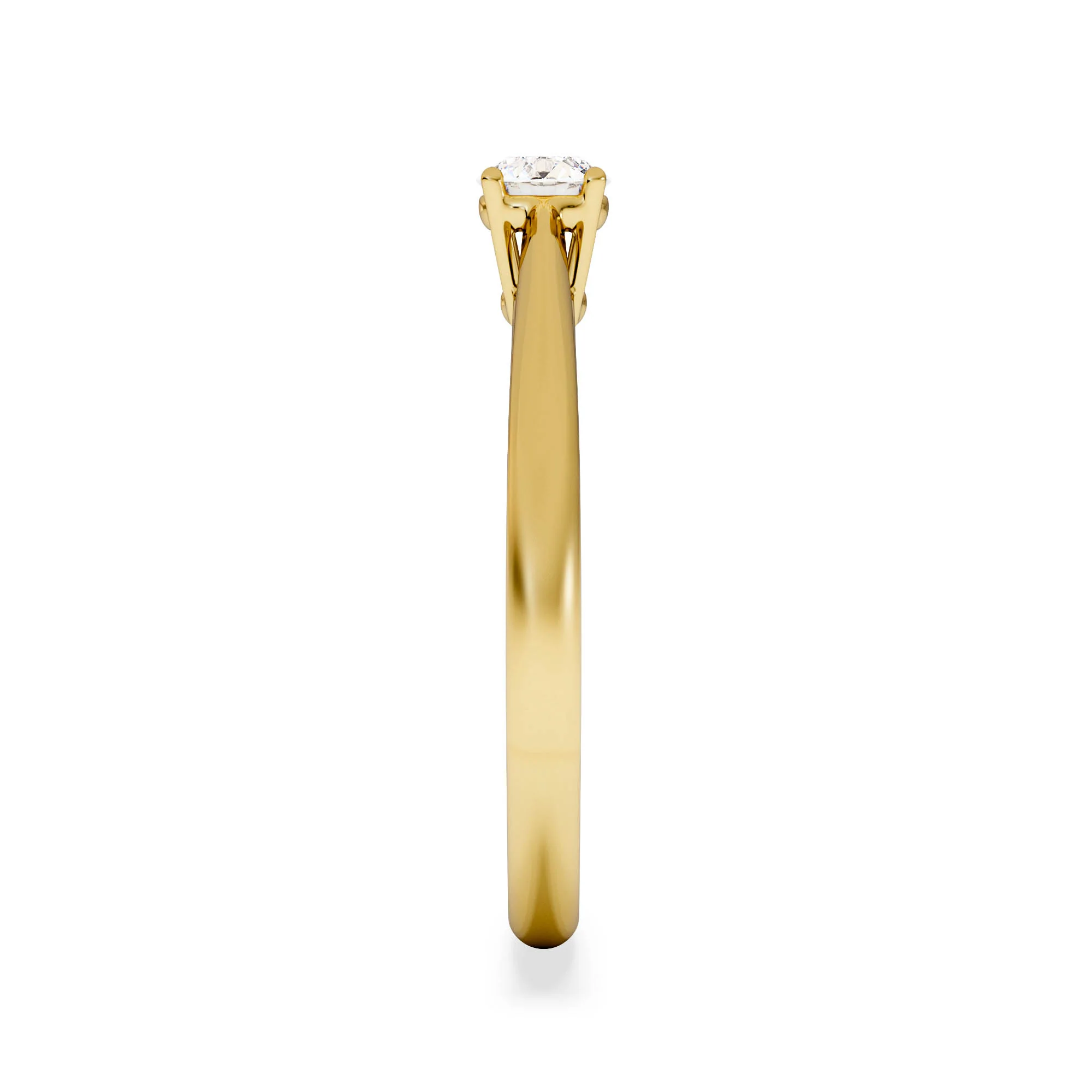 Engagement Ring Certified Elysia 18K Gold Diamond 0.25CT - Image 5