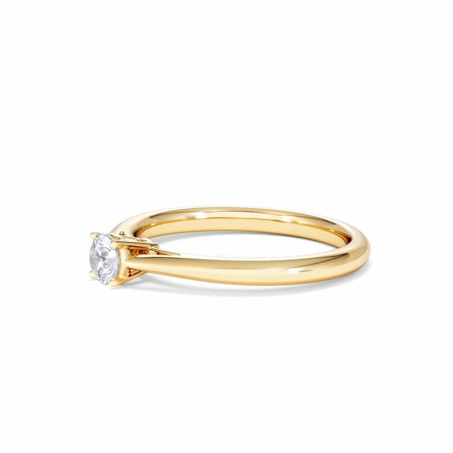 Engagement Ring Certified Elysia 18K Gold Diamond 0.25CT - Image 75